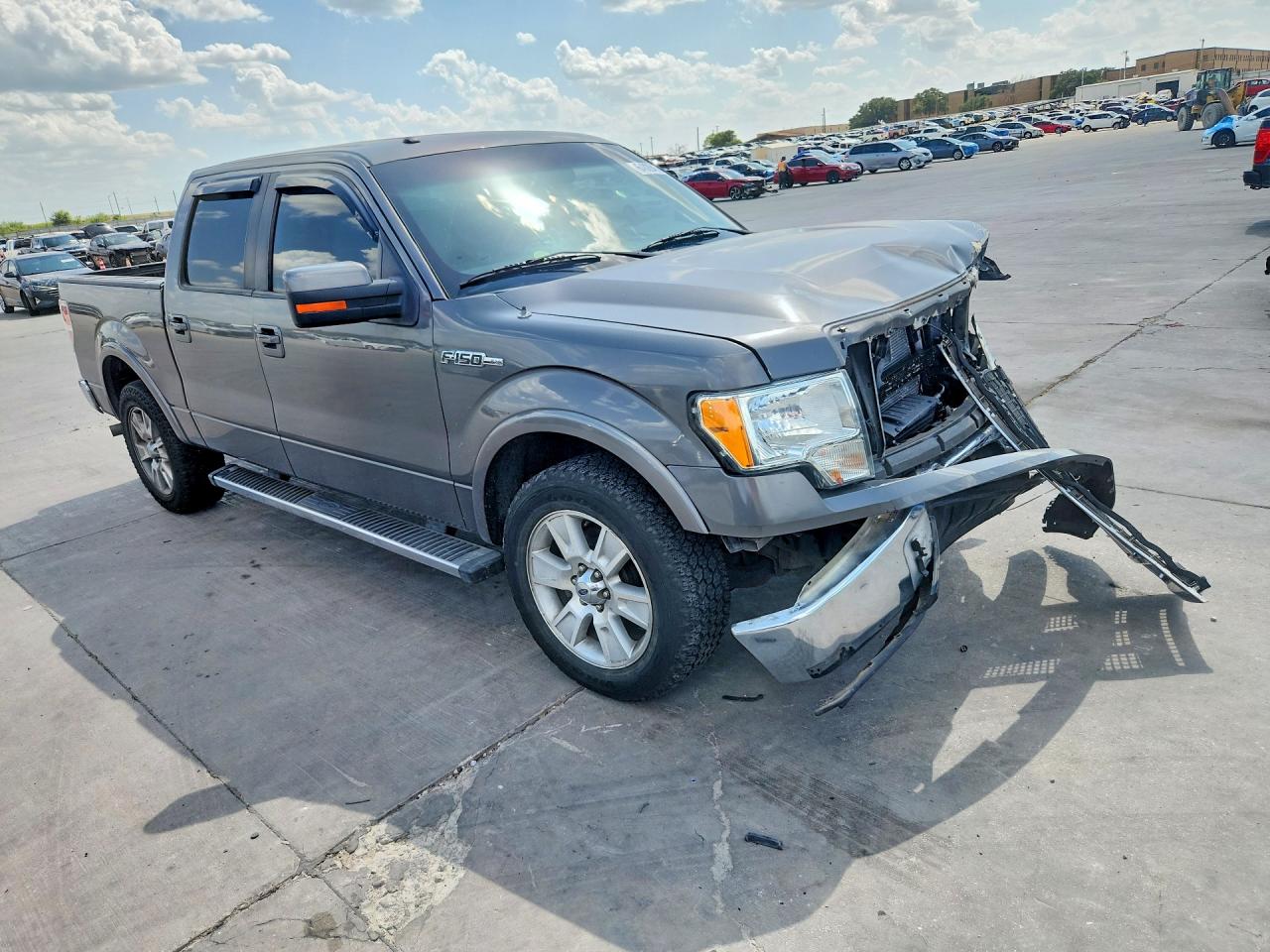 2011 Ford F150 Supercrew Gray vin: 1FTFW1CT3BFC48599