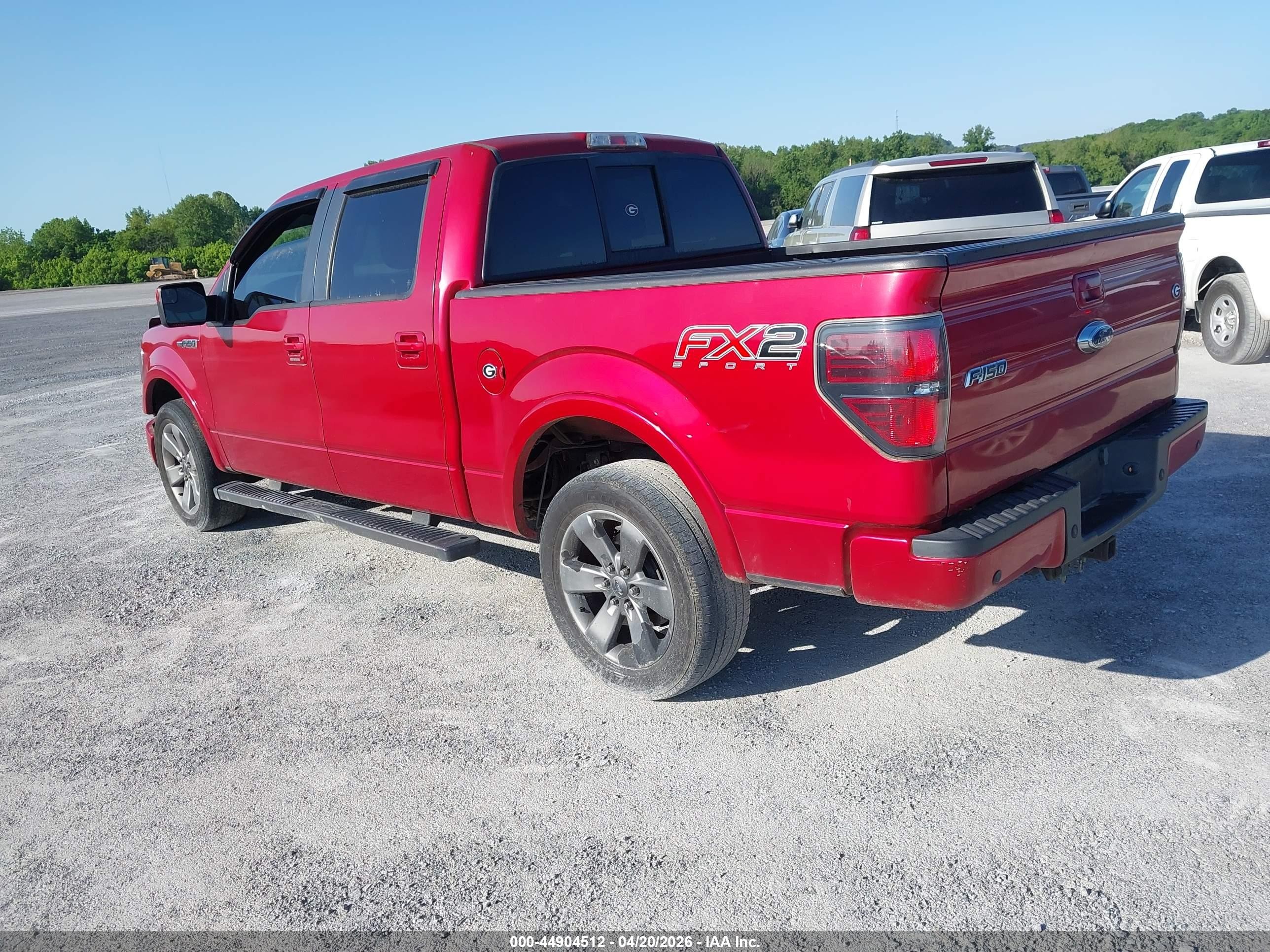 2012 Ford F-150 Fx2 Красный vin: 1FTFW1CT3CKD46914