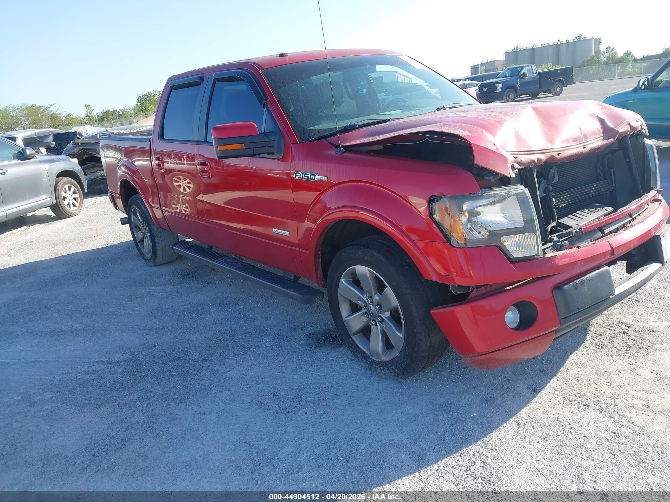 2012 Ford F-150 Fx2 Red vin: 1FTFW1CT3CKD46914