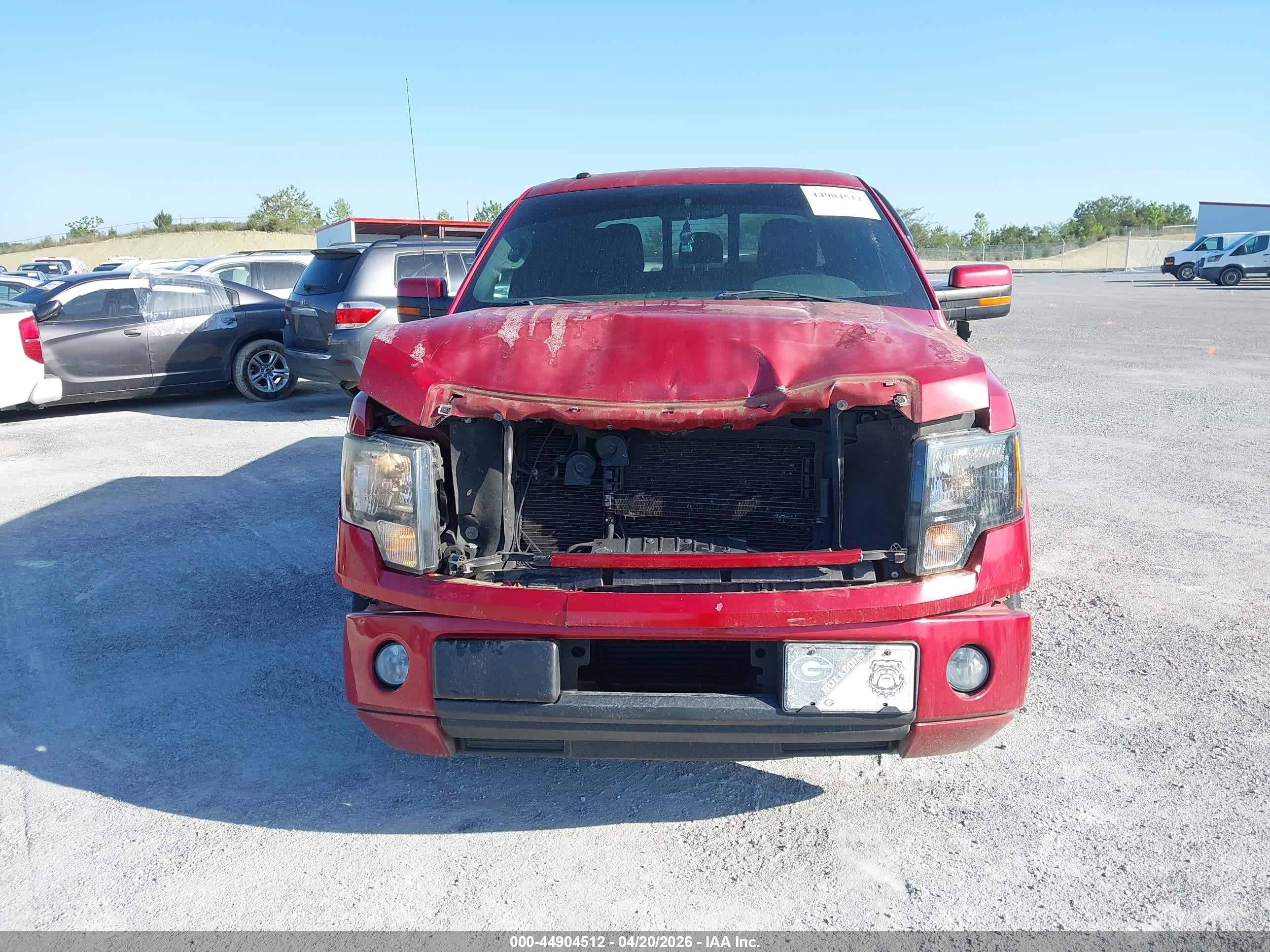 2012 Ford F-150 Fx2 Красный vin: 1FTFW1CT3CKD46914