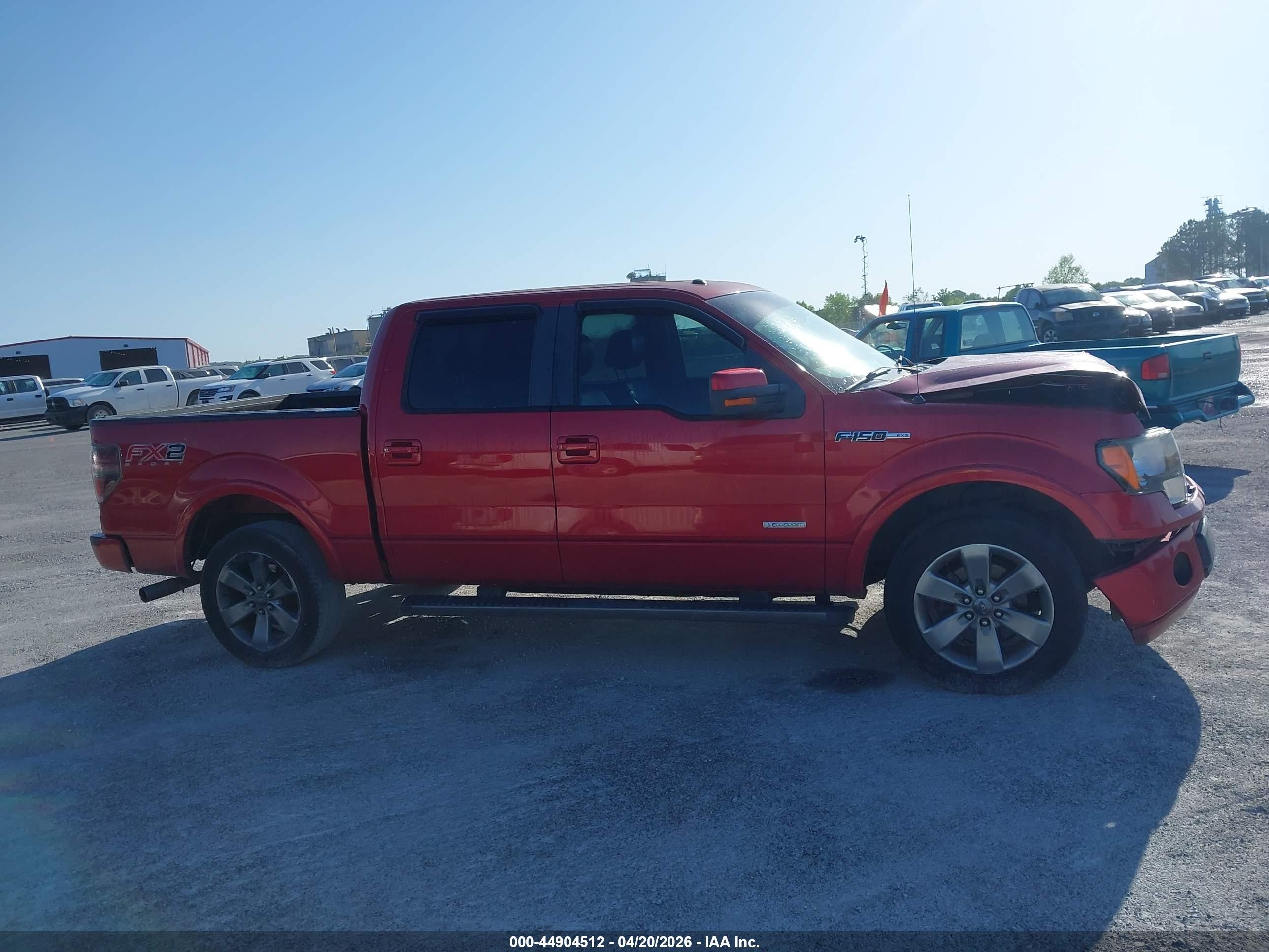 2012 Ford F-150 Fx2 Красный vin: 1FTFW1CT3CKD46914