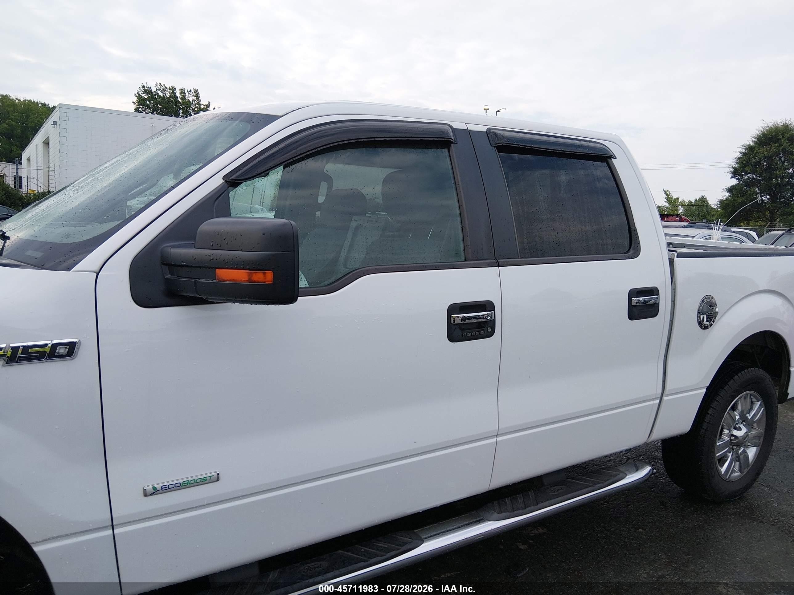 2012 Ford F-150 Fx2/king Ranch/lariat/platinum/xl/xlt White vin: 1FTFW1CT3CKE14824