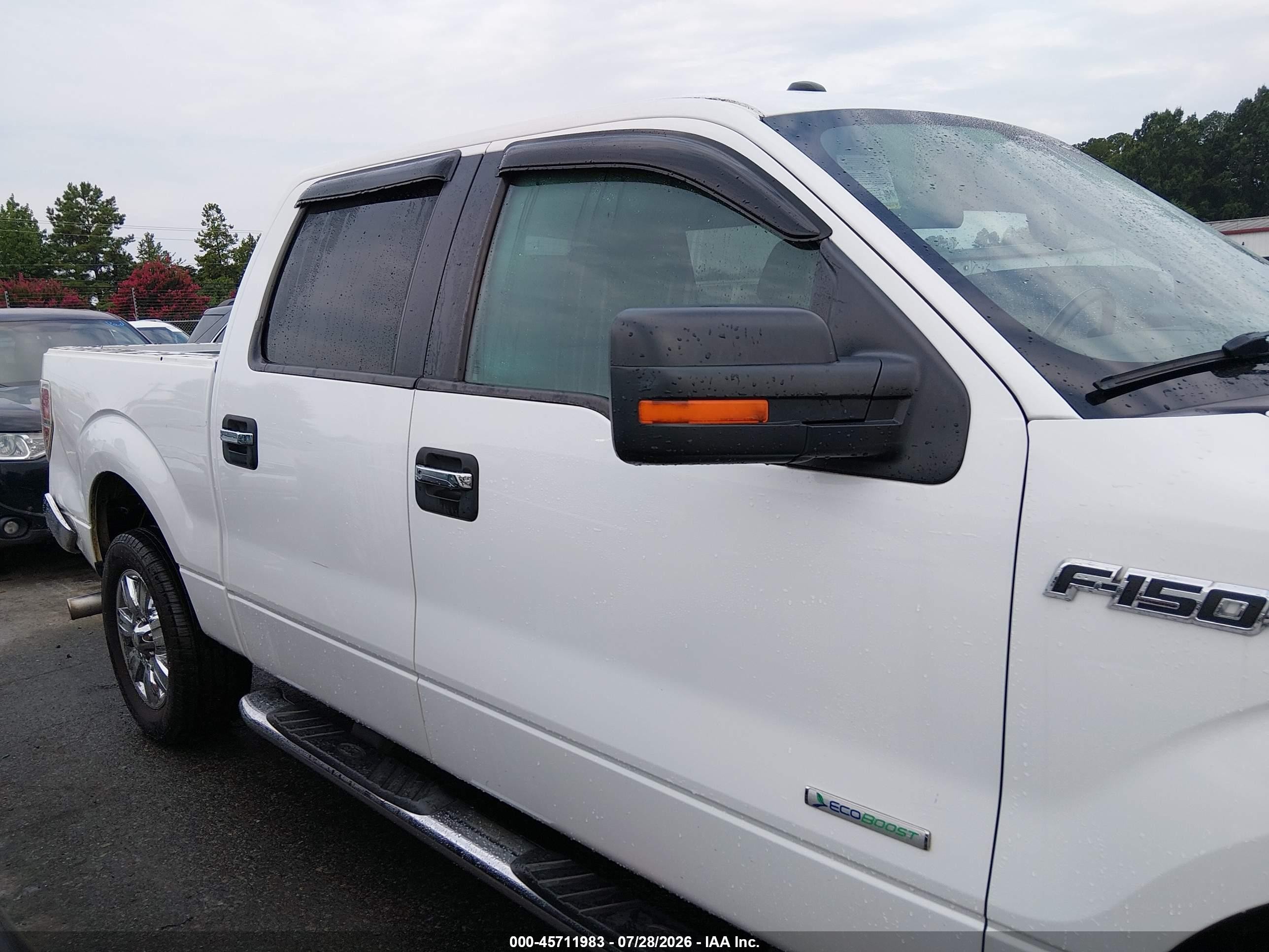 2012 Ford F-150 Fx2/king Ranch/lariat/platinum/xl/xlt White vin: 1FTFW1CT3CKE14824