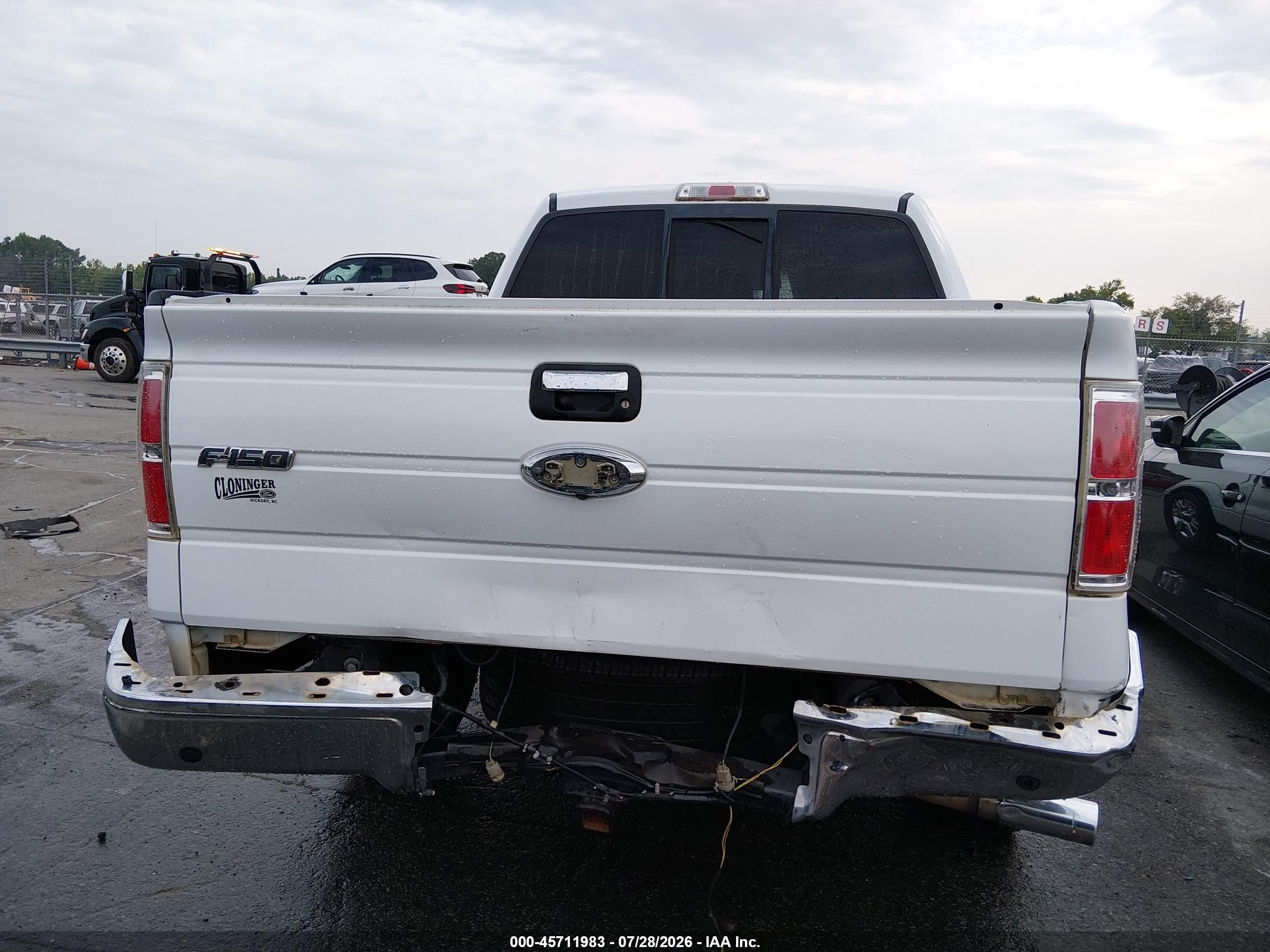 2012 Ford F-150 Fx2/king Ranch/lariat/platinum/xl/xlt White vin: 1FTFW1CT3CKE14824