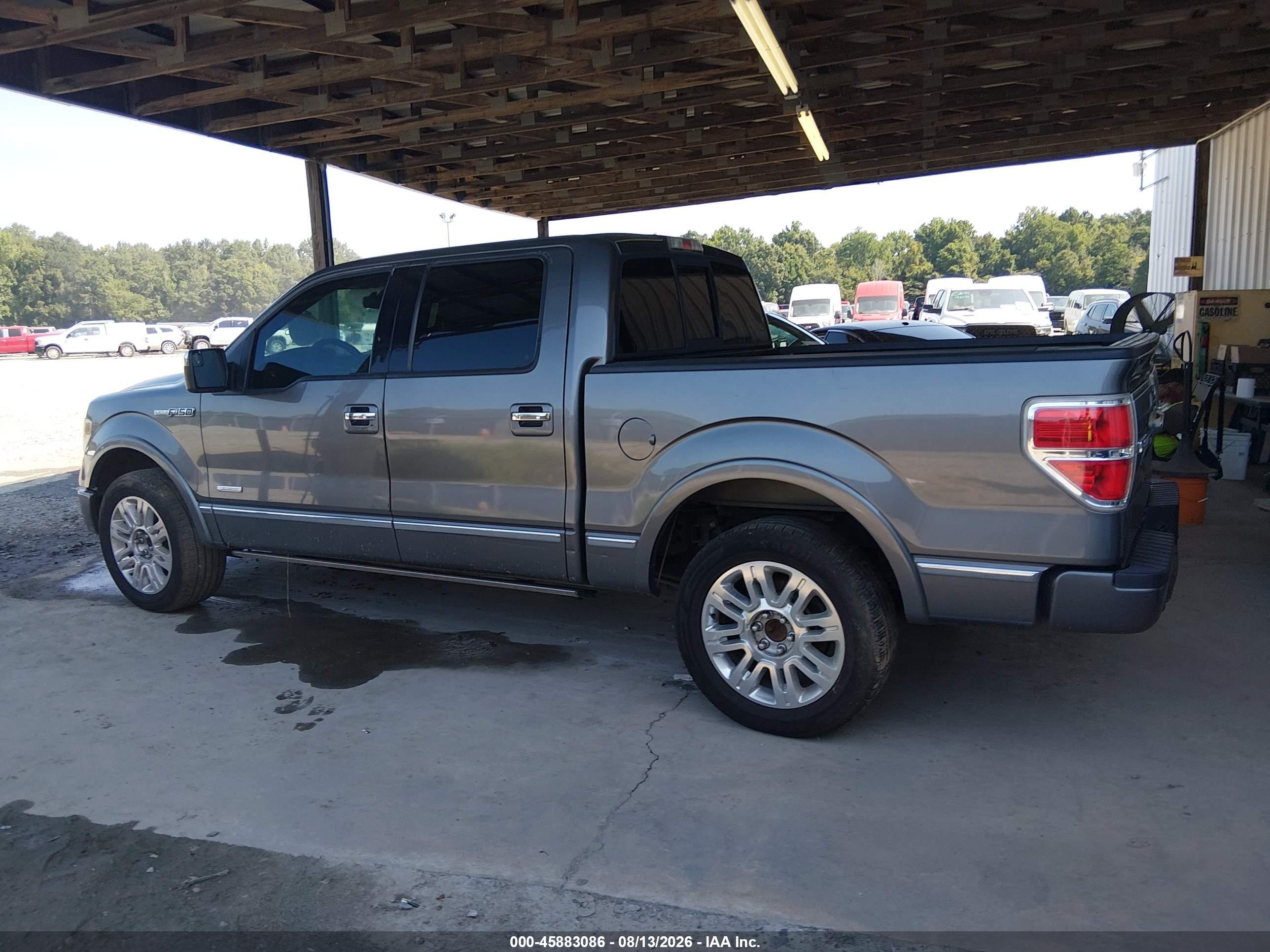 2013 Ford F-150 Platinum Gray vin: 1FTFW1CT3DFC32633