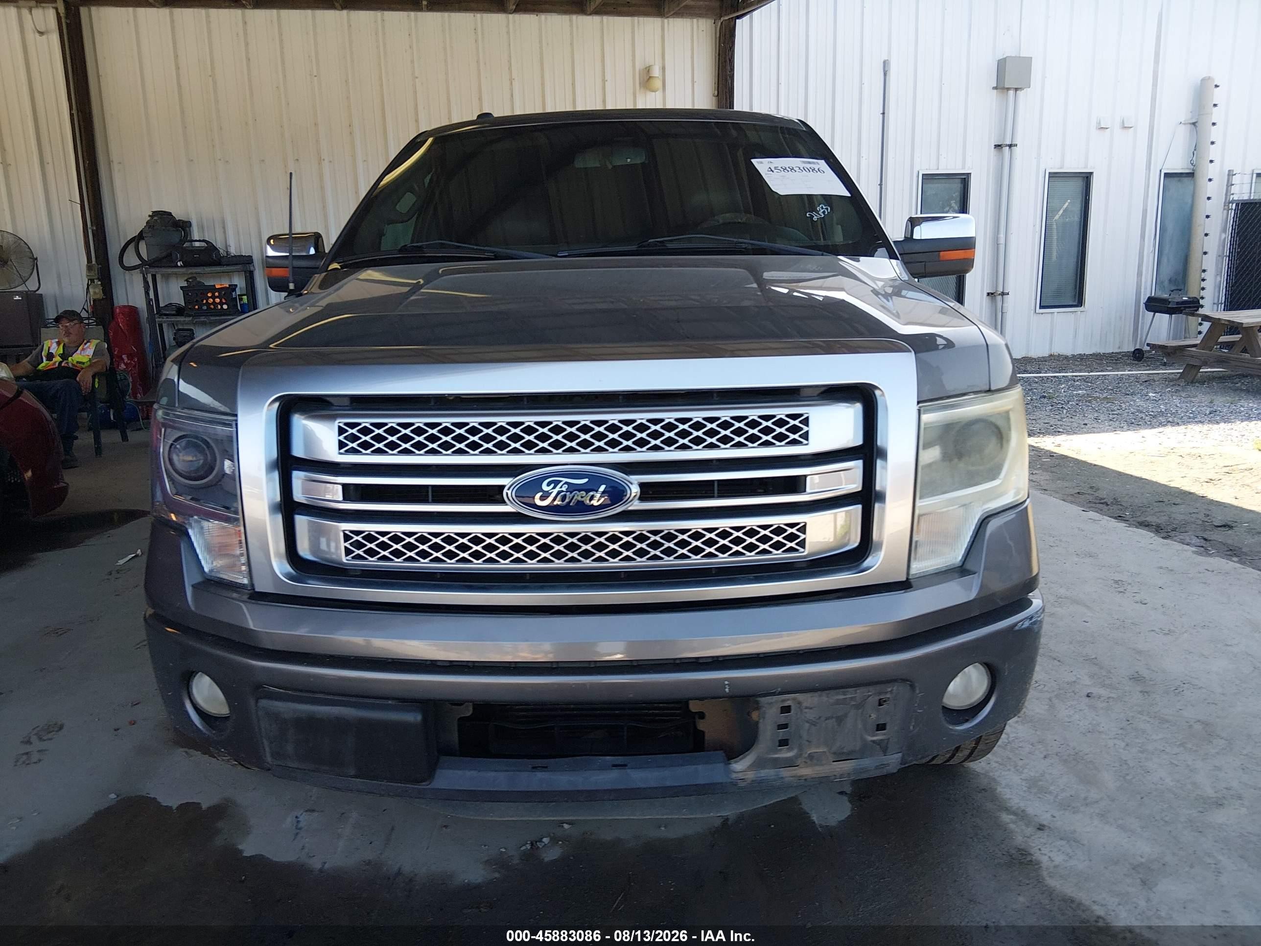 2013 Ford F-150 Platinum Gray vin: 1FTFW1CT3DFC32633