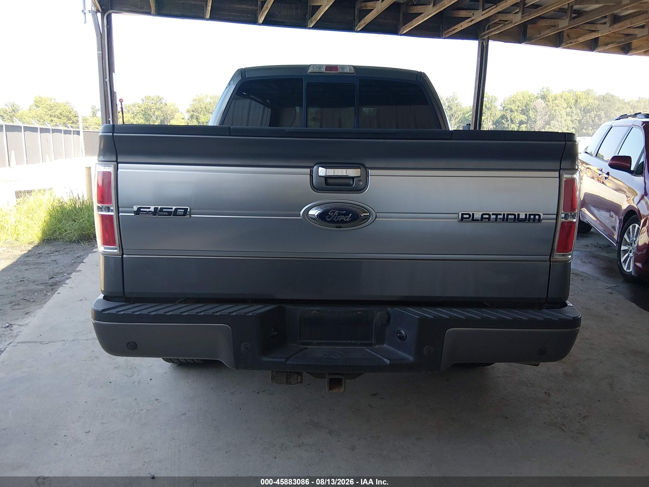 2013 Ford F-150 Platinum Gray vin: 1FTFW1CT3DFC32633