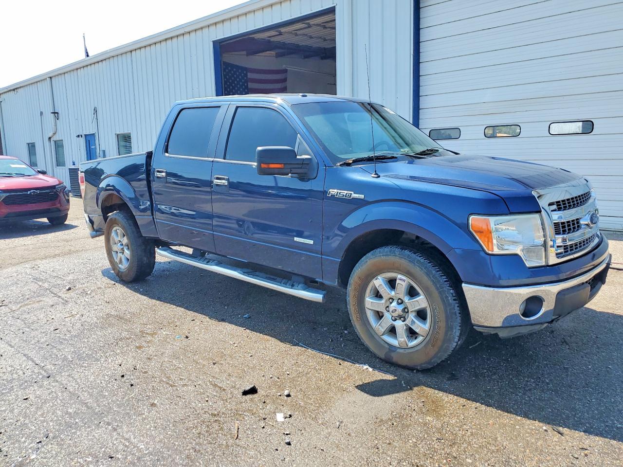 2013 Ford F150 Supercrew Blue vin: 1FTFW1CT3DFD00073