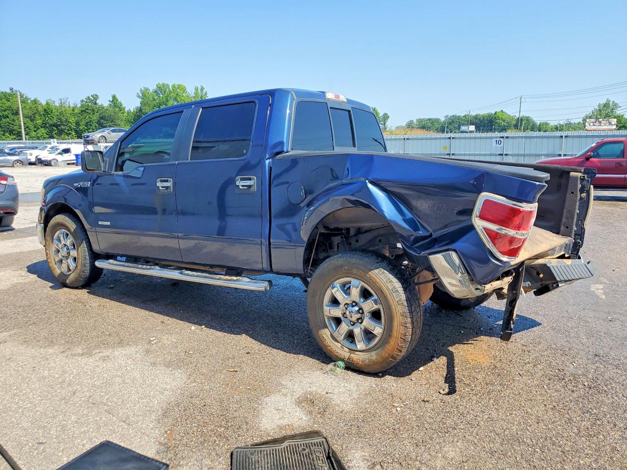 2013 Ford F150 Supercrew Blue vin: 1FTFW1CT3DFD00073