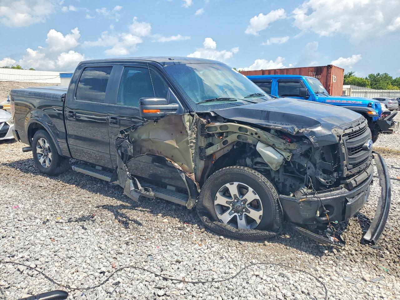 2013 Ford F150 Supercrew Black vin: 1FTFW1CT3DKD02512