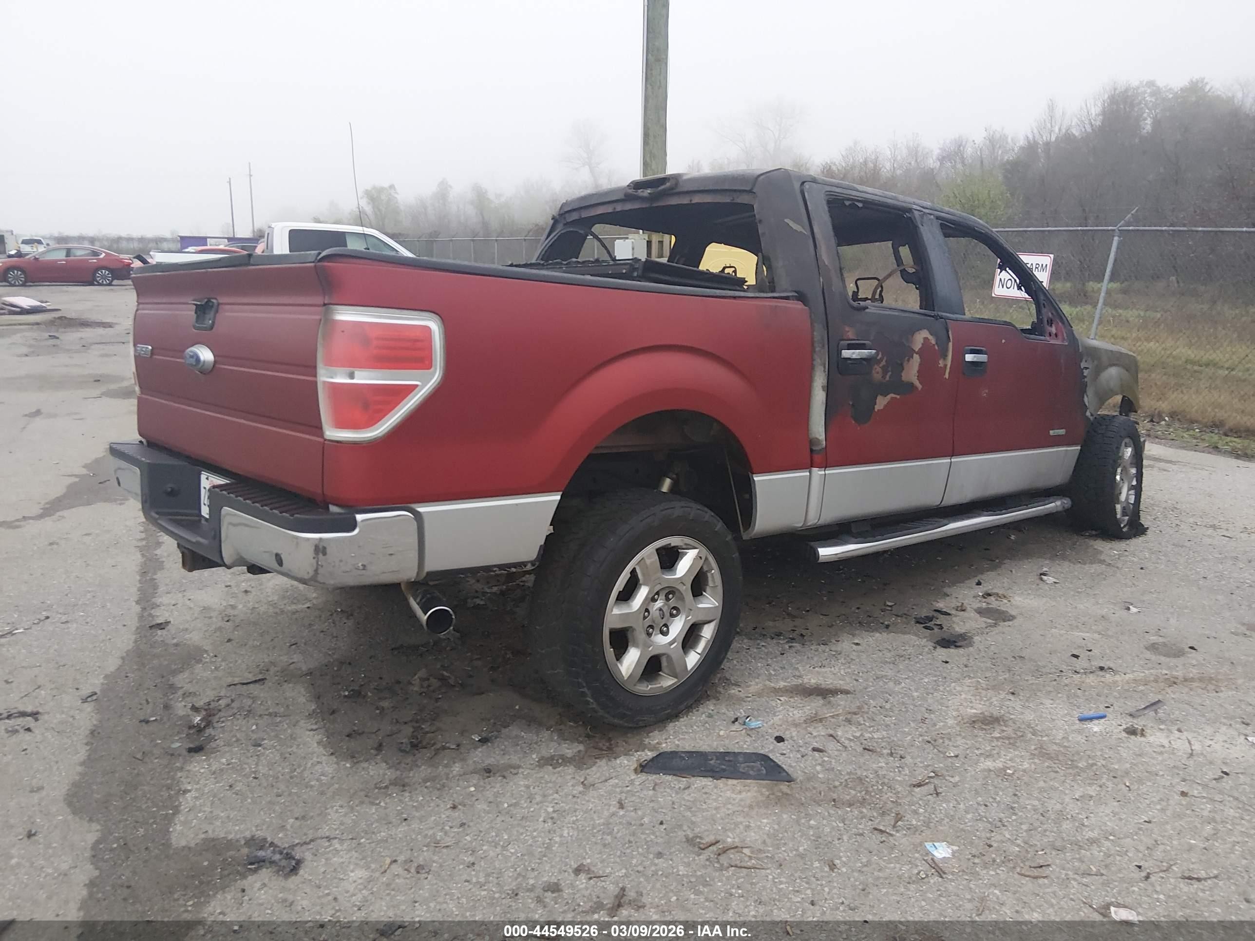 2013 Ford F-150 Xlt Red vin: 1FTFW1CT3DKD45442