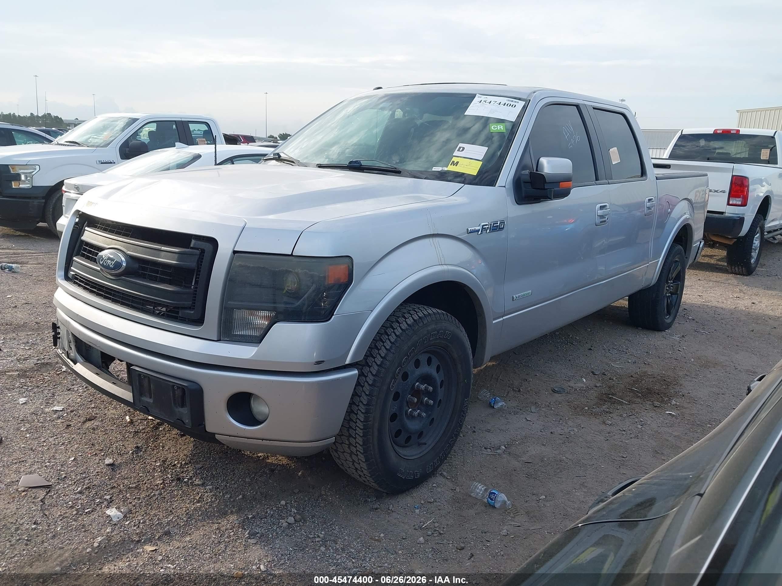 2013 Ford F-150 Fx2 Silver vin: 1FTFW1CT3DKG45790