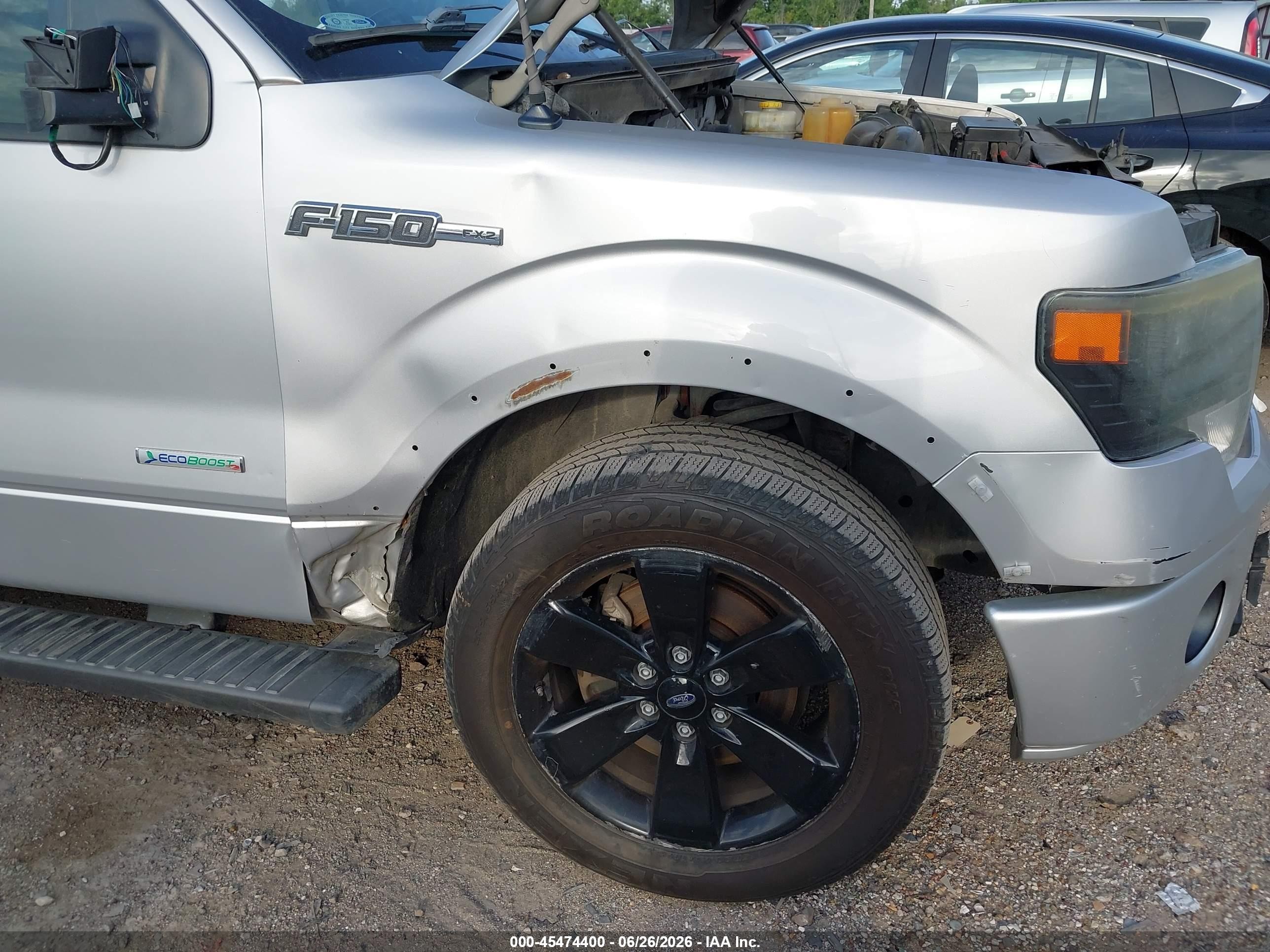 2013 Ford F-150 Fx2 Silver vin: 1FTFW1CT3DKG45790