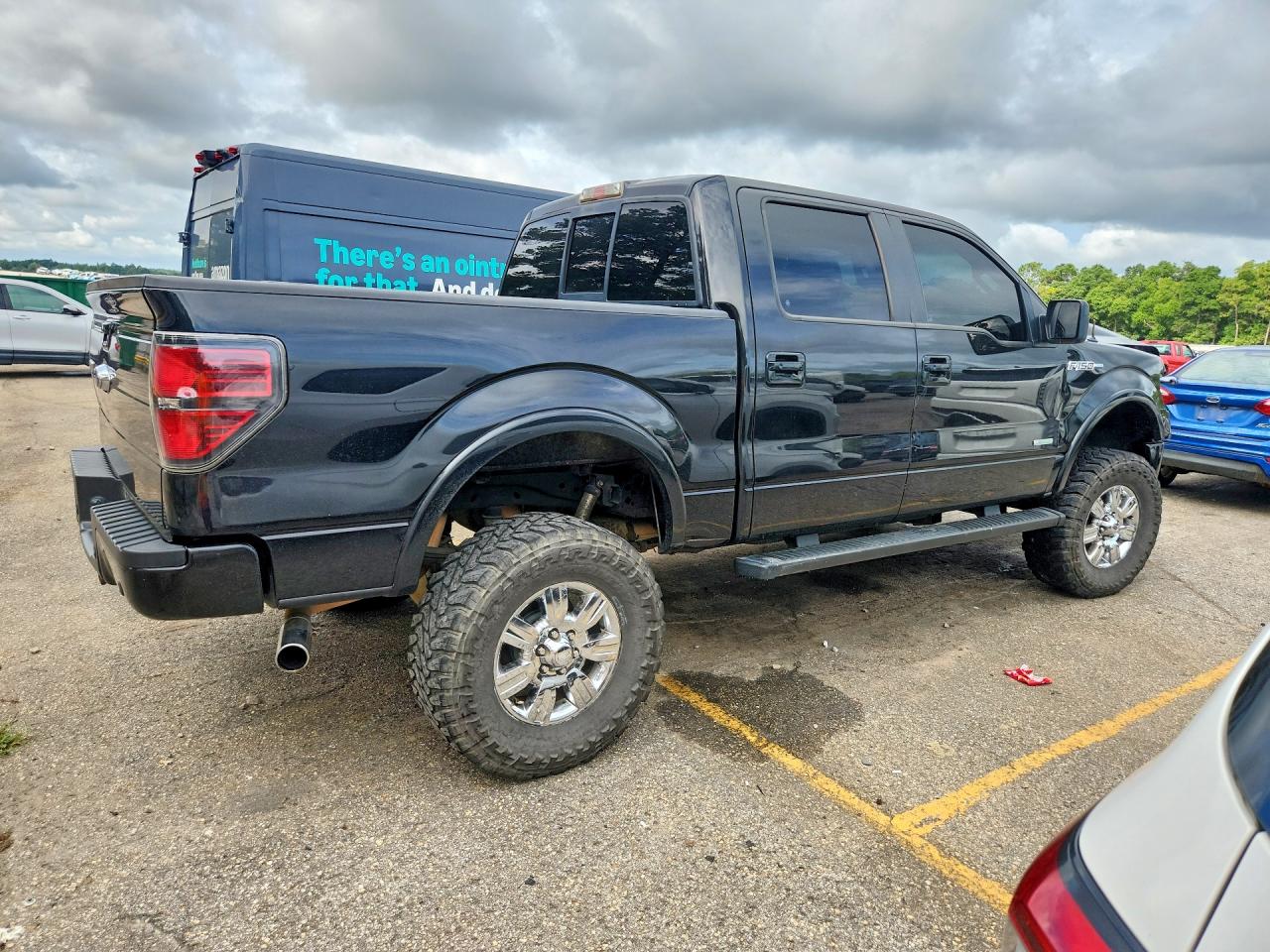 2014 Ford F150 Supercrew Black vin: 1FTFW1CT3EKE16804
