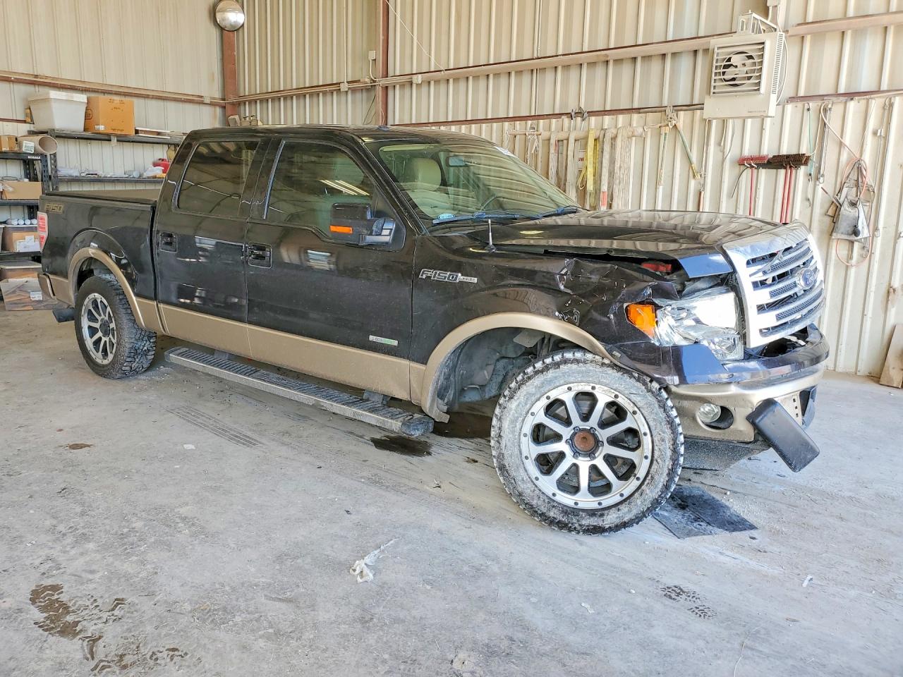 2014 Ford F150 Supercrew Brown vin: 1FTFW1CT3EKF03974