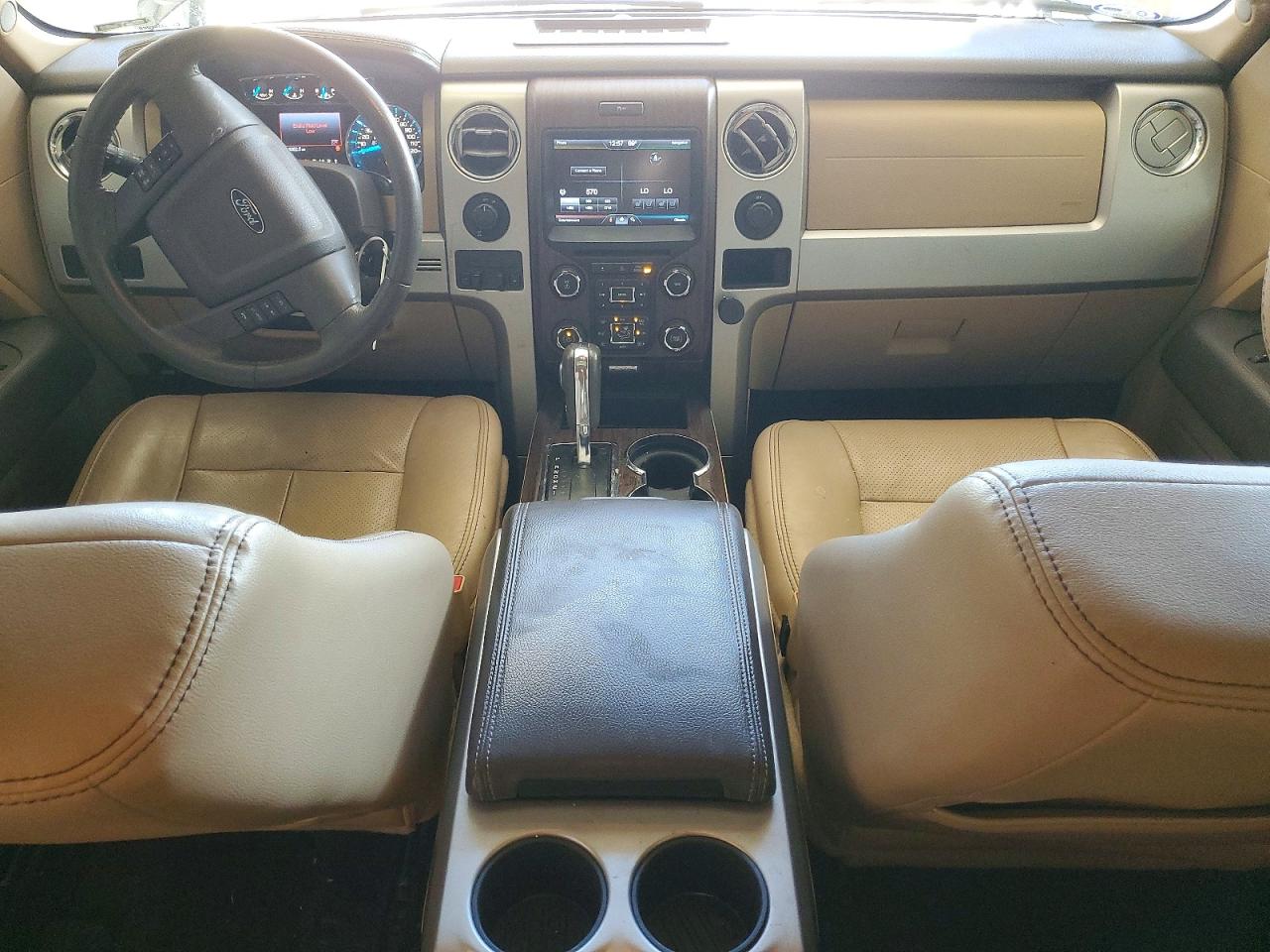 2014 Ford F150 Supercrew Brown vin: 1FTFW1CT3EKF03974