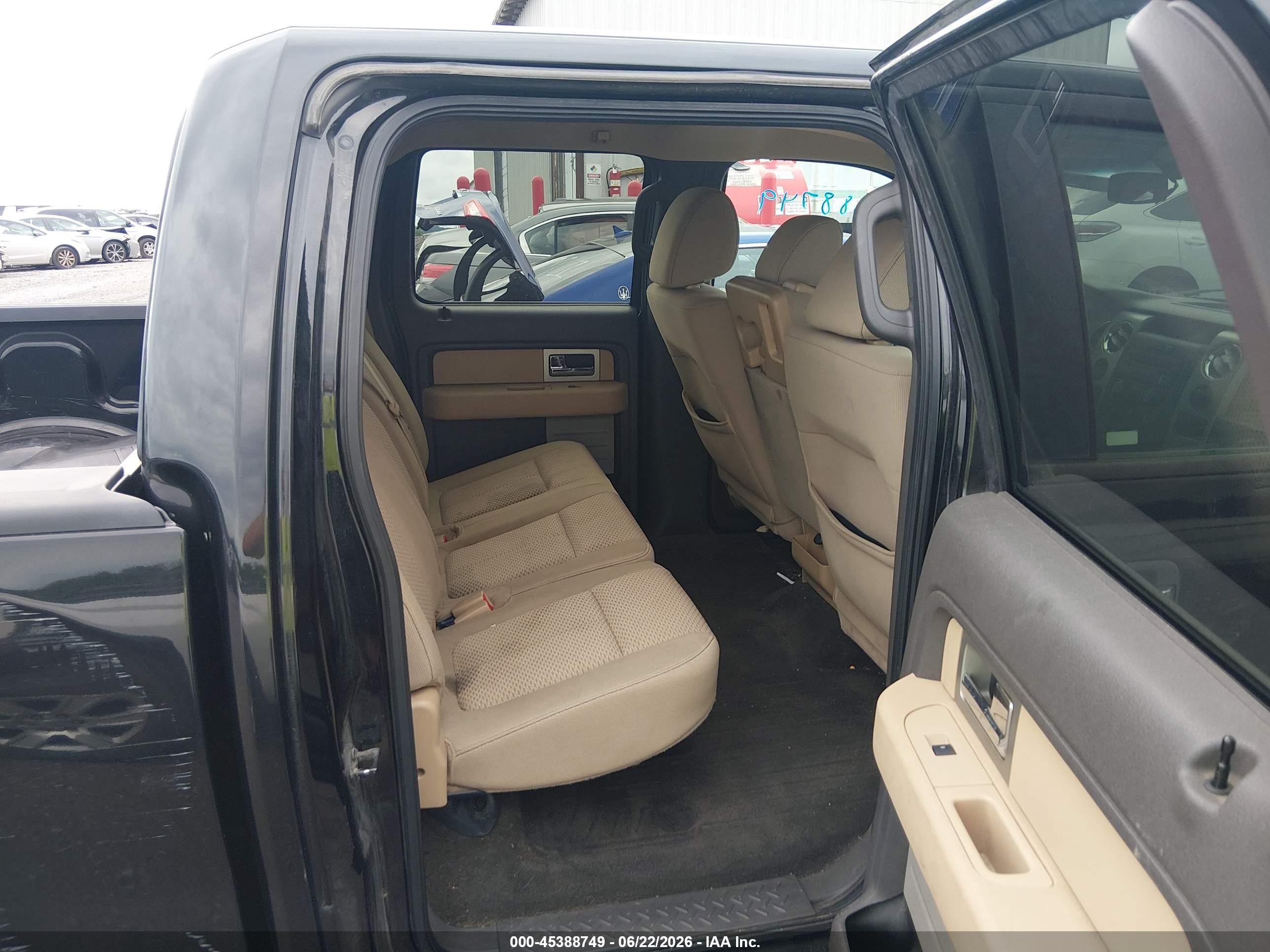 2011 Ford F-150 Xlt Black vin: 1FTFW1CT4BFB00204