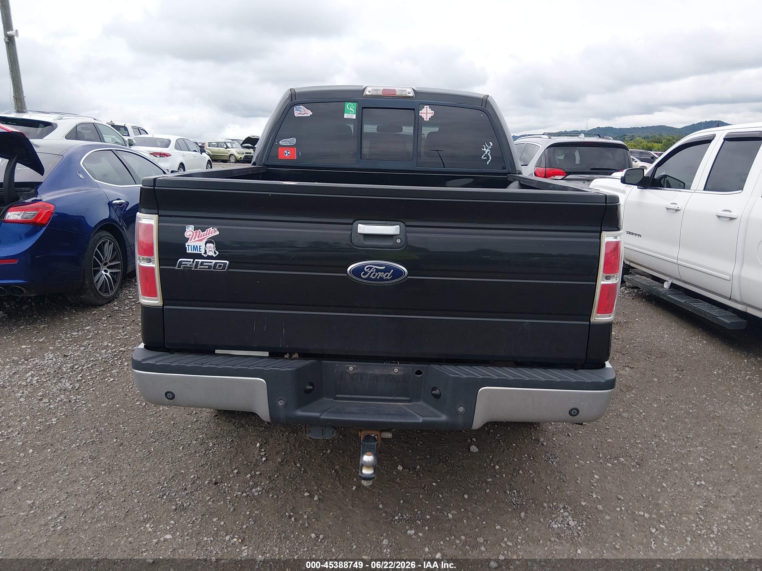 2011 Ford F-150 Xlt Black vin: 1FTFW1CT4BFB00204