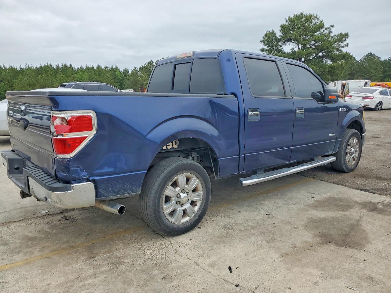 2011 Ford F150 Supercrew Blue vin: 1FTFW1CT4BFB29833