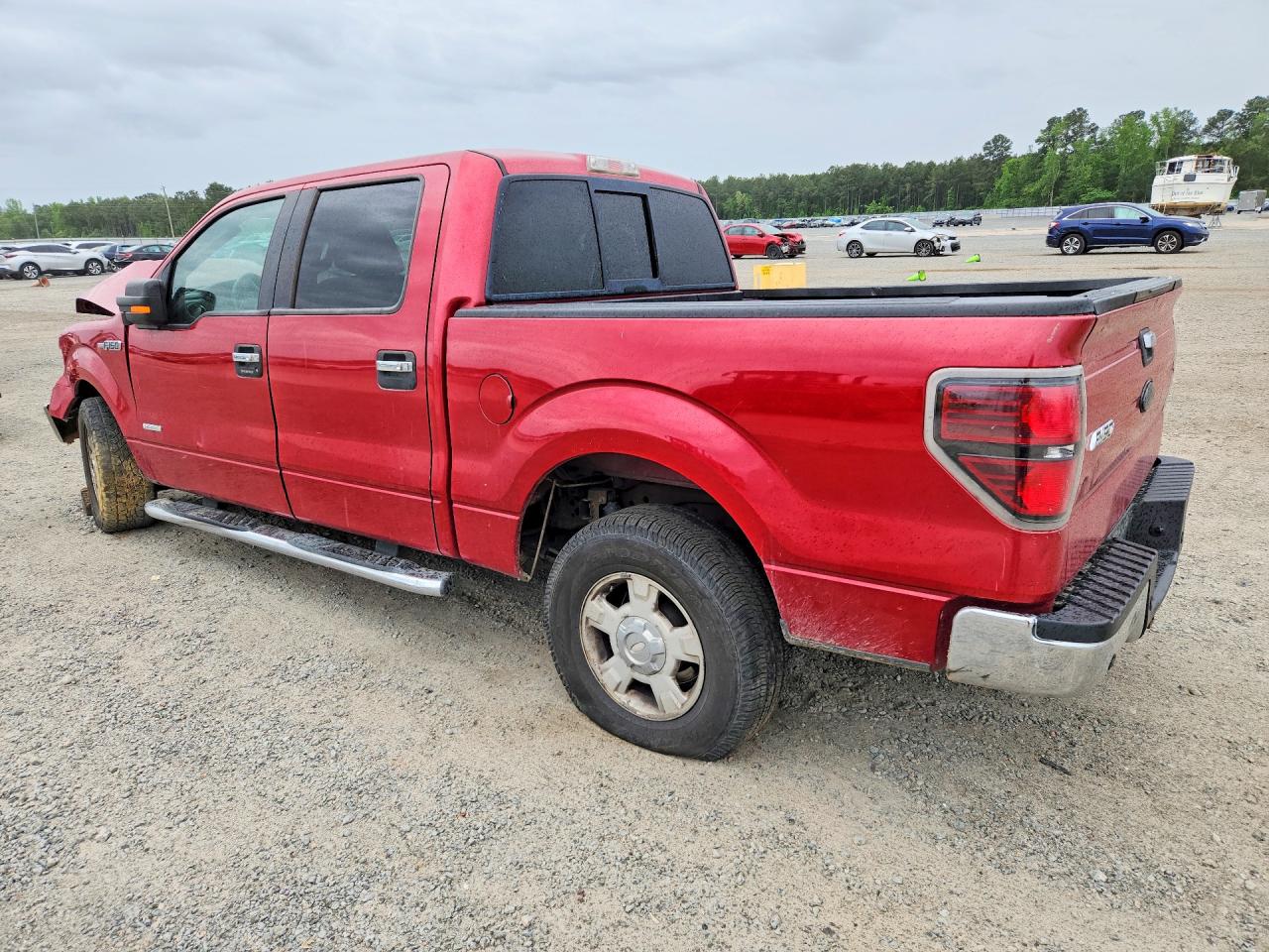 2011 Ford F150 Supercrew Burgundy vin: 1FTFW1CT4BFC43721
