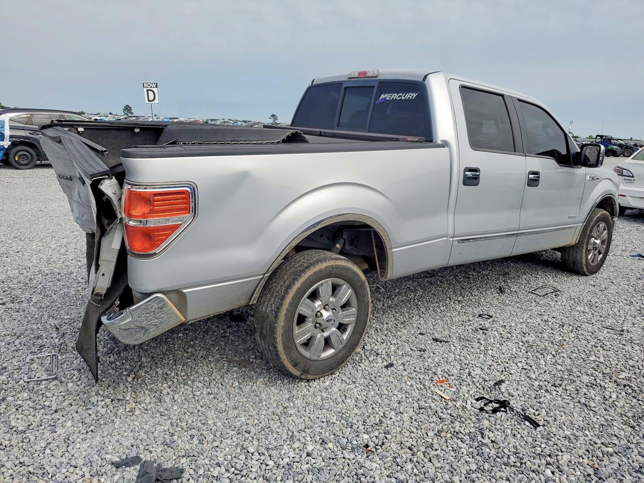 2011 Ford F150 Supercrew Silver vin: 1FTFW1CT4BKD88779