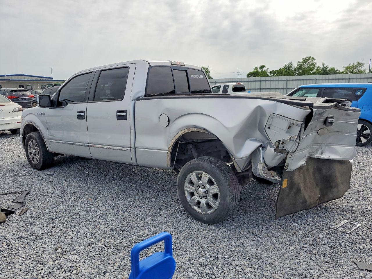 2011 Ford F150 Supercrew Silver vin: 1FTFW1CT4BKD88779