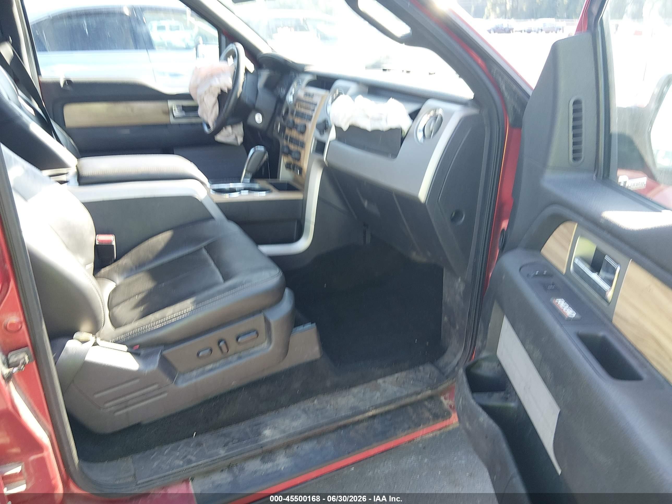 2011 Ford F-150 Lariat Red vin: 1FTFW1CT4BKD99314