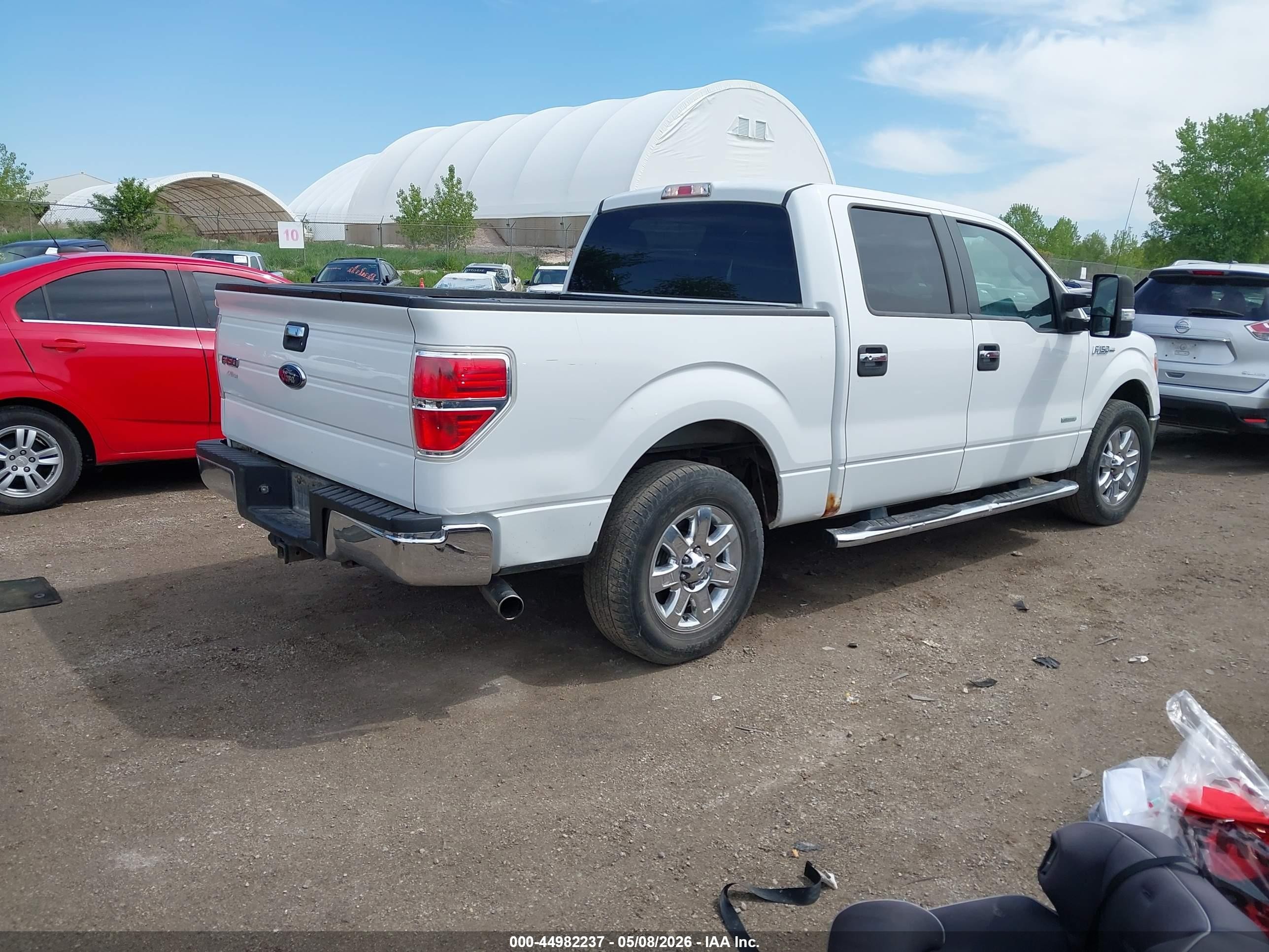 2013 Ford F-150 Xlt White vin: 1FTFW1CT4DFC71764