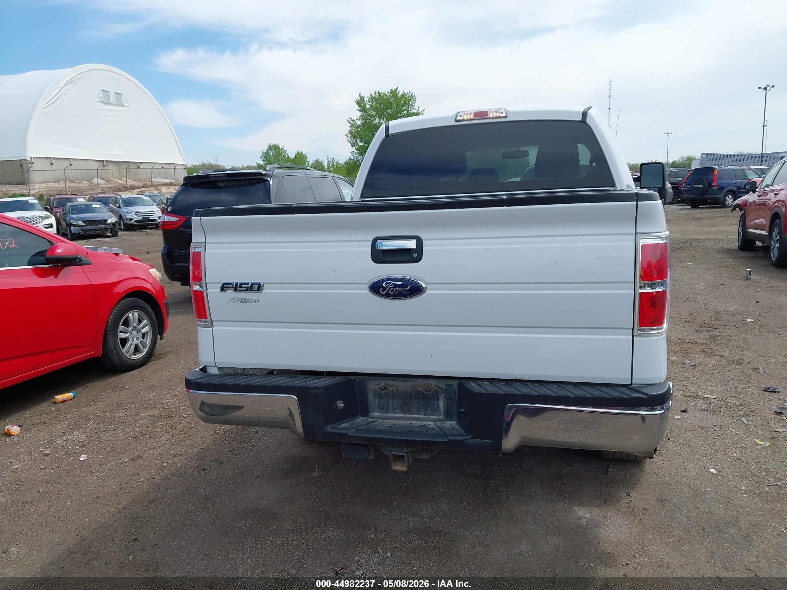 2013 Ford F-150 Xlt White vin: 1FTFW1CT4DFC71764