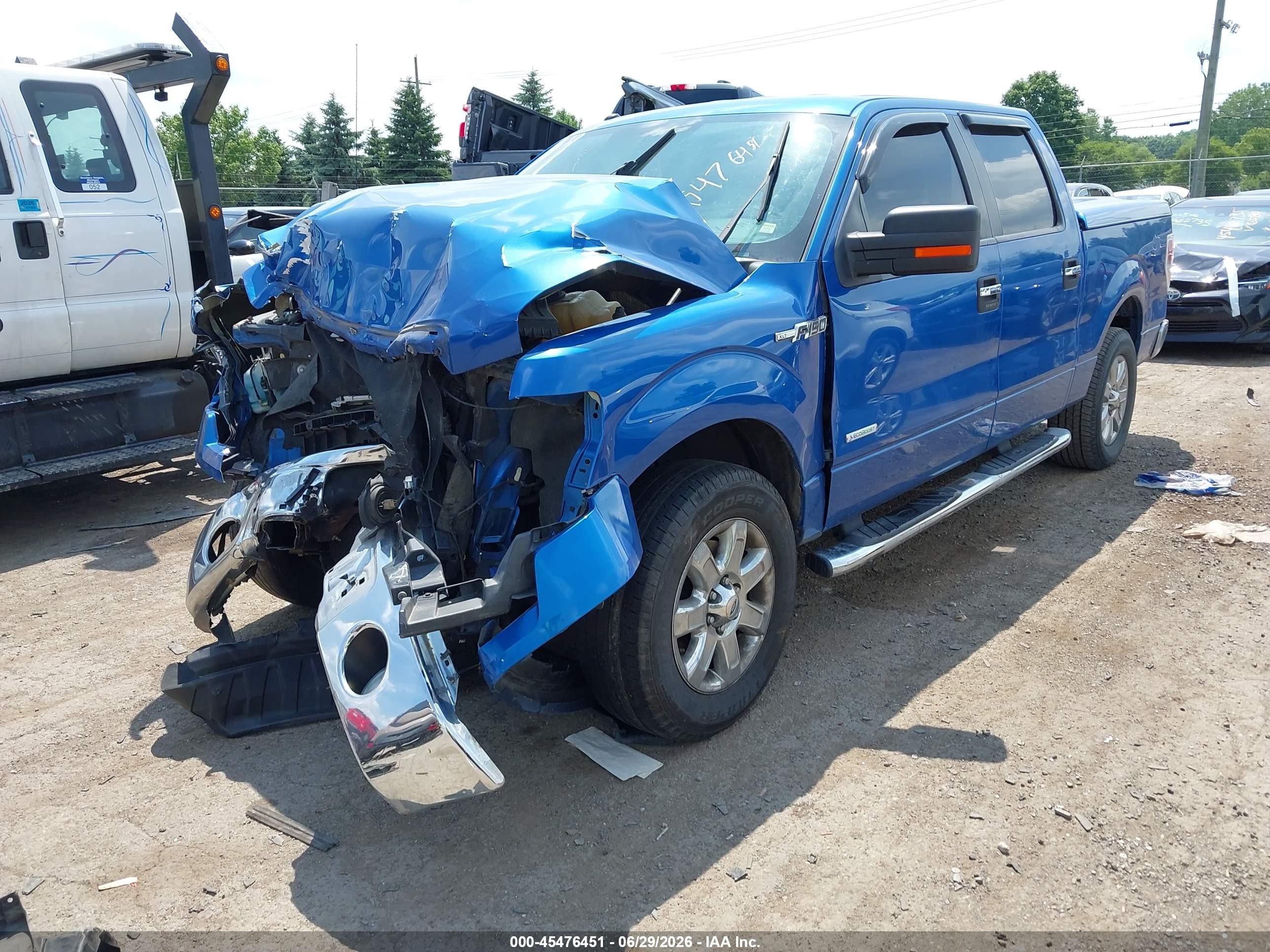2013 Ford F-150   Blue vin: 1FTFW1CT4DKF57265