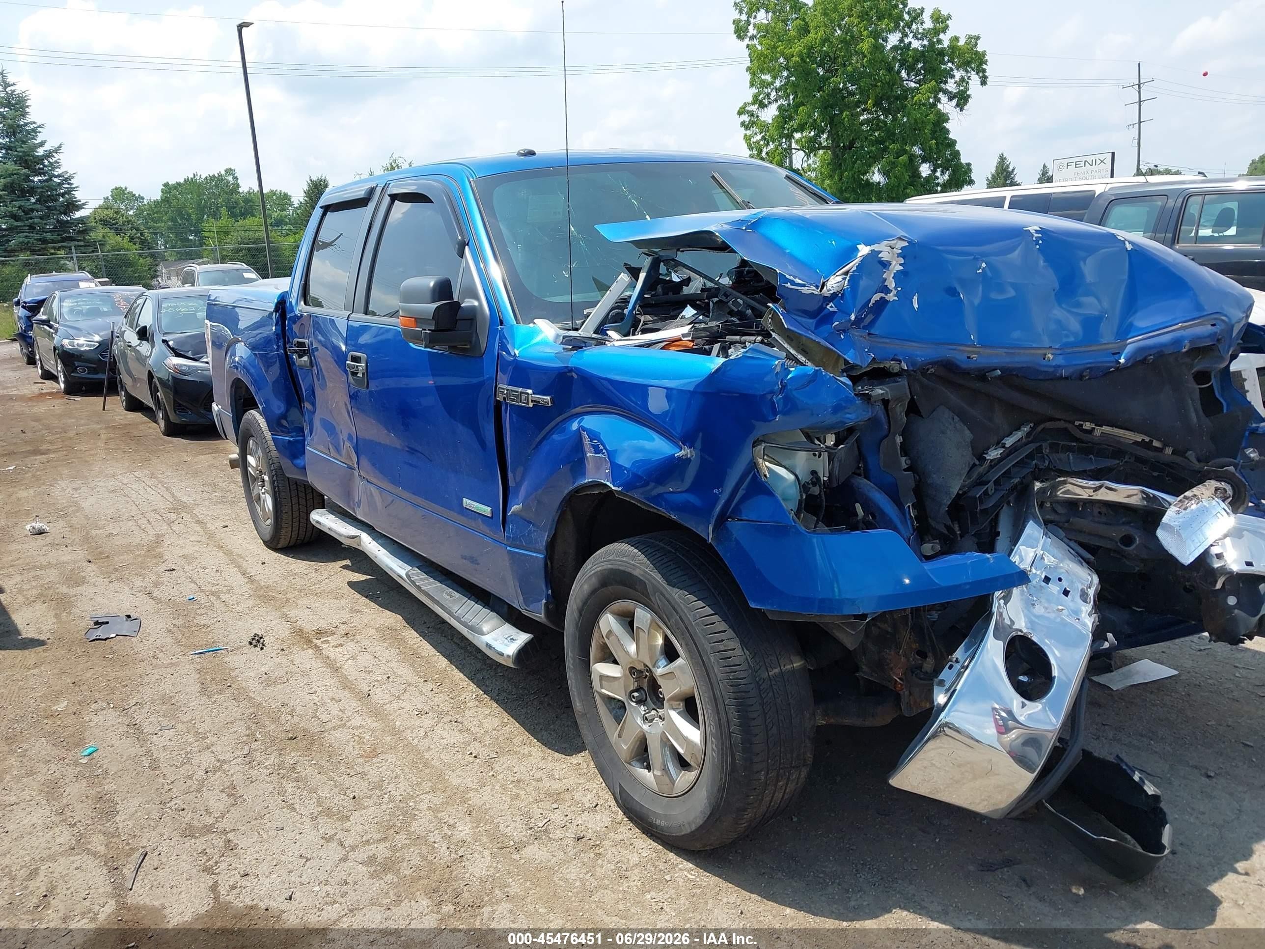 2013 Ford F-150   Blue vin: 1FTFW1CT4DKF57265