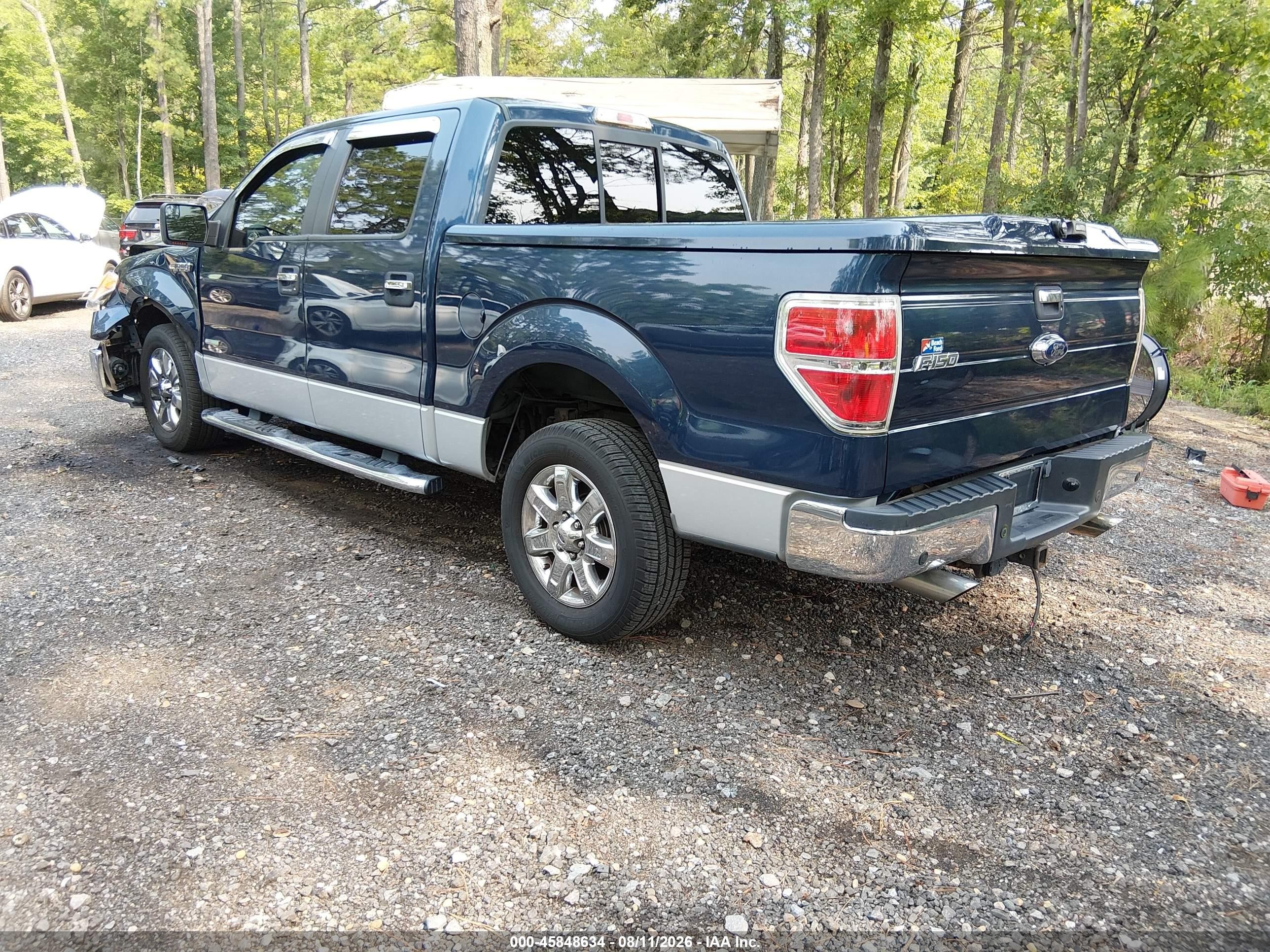 2014 Ford F-150 Xlt Blue vin: 1FTFW1CT4EFA90889