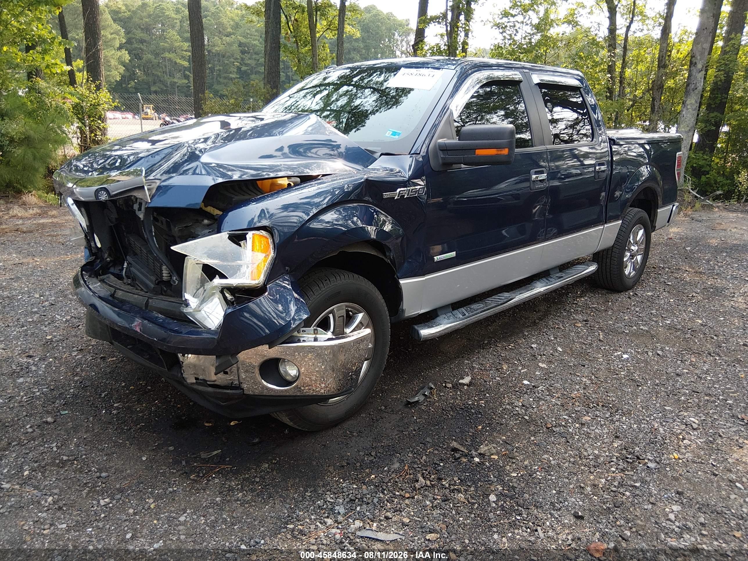 2014 Ford F-150 Xlt Blue vin: 1FTFW1CT4EFA90889