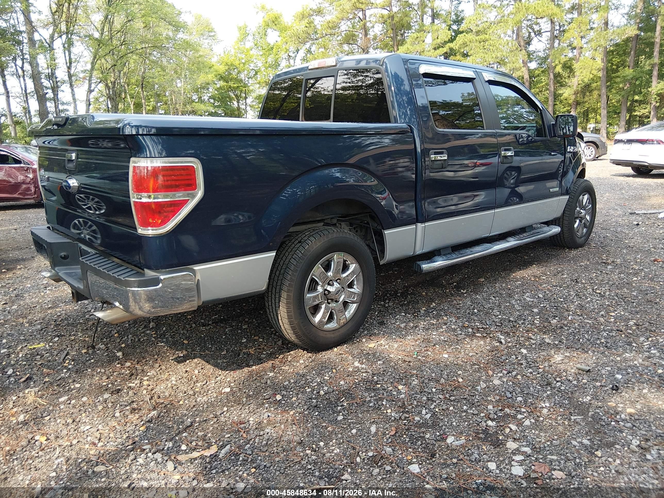 2014 Ford F-150 Xlt Blue vin: 1FTFW1CT4EFA90889