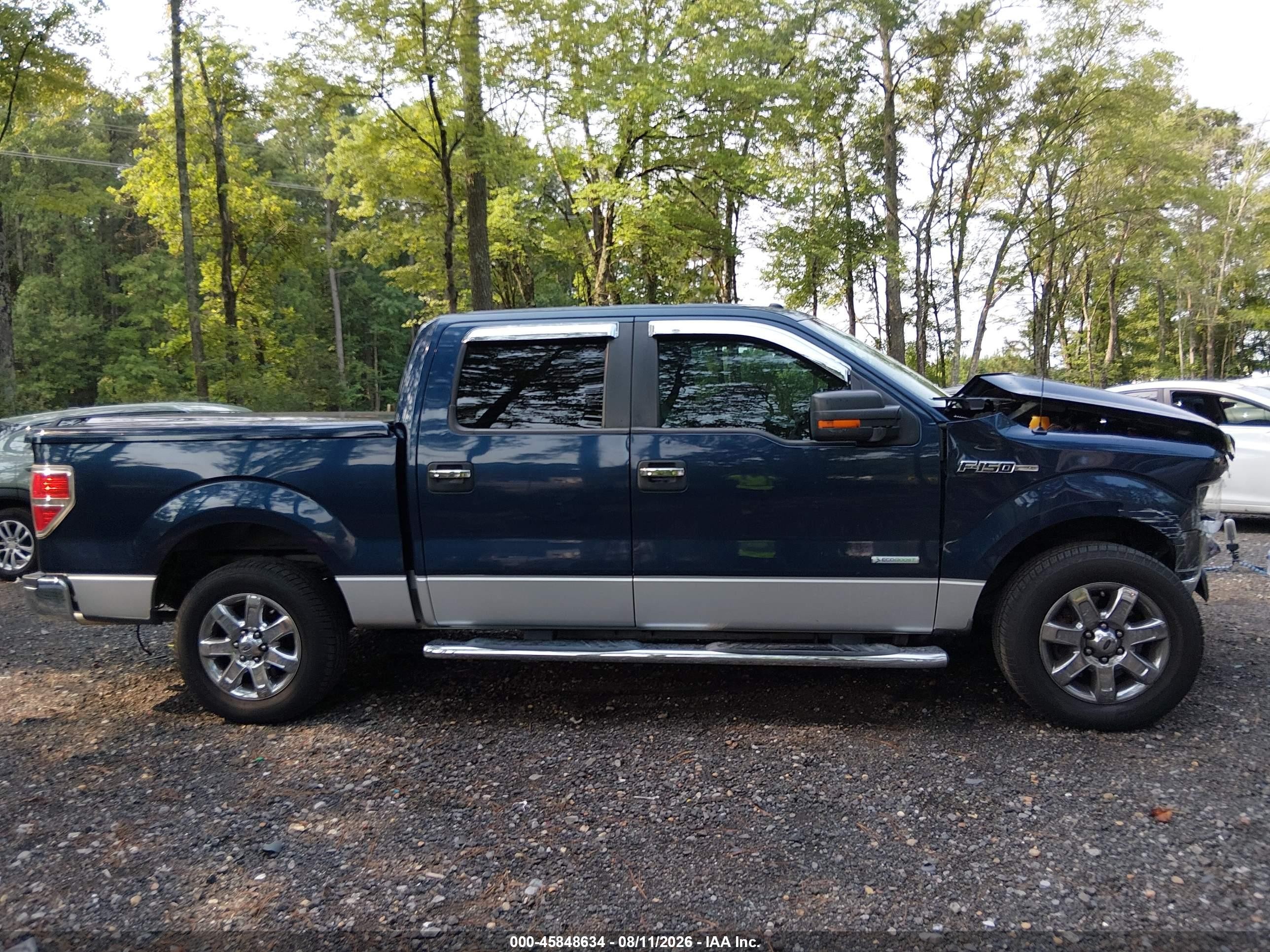 2014 Ford F-150 Xlt Blue vin: 1FTFW1CT4EFA90889