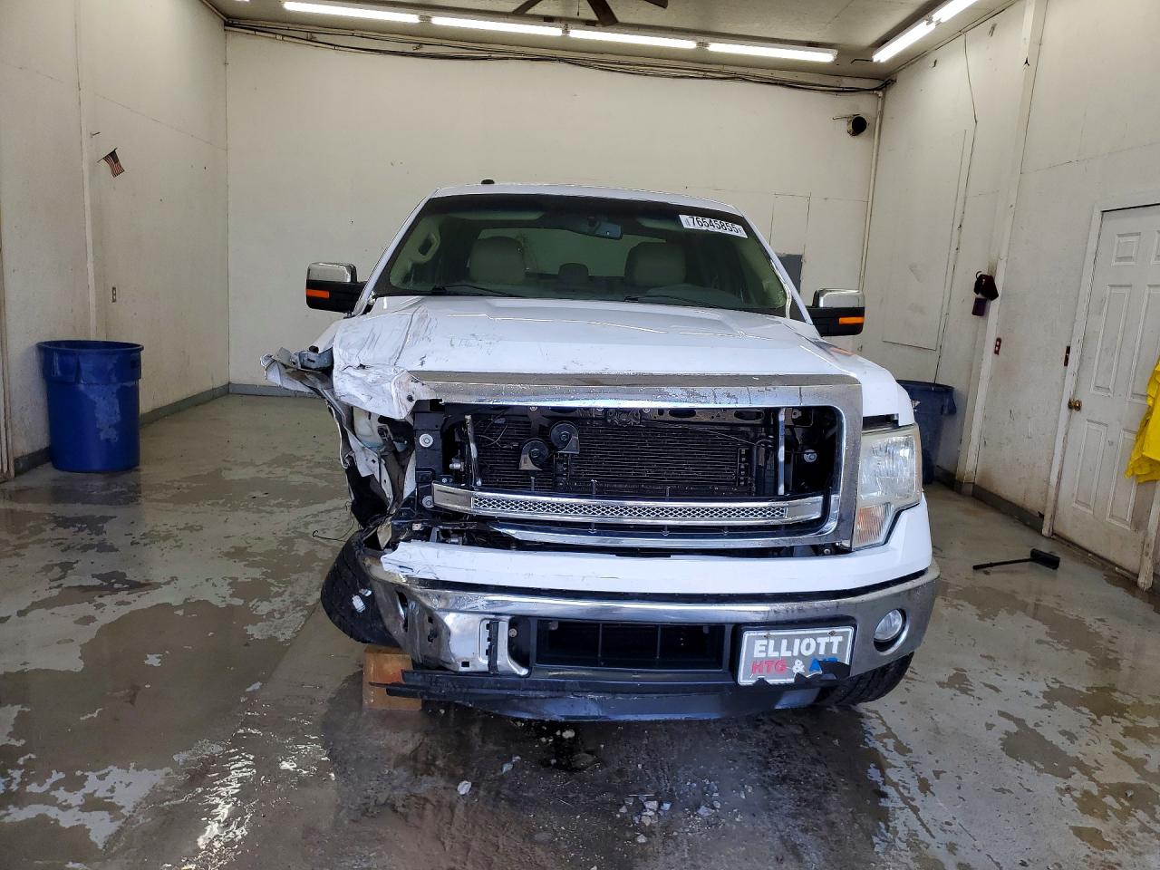 2014 Ford F150 Supercrew White vin: 1FTFW1CT4EKF50866