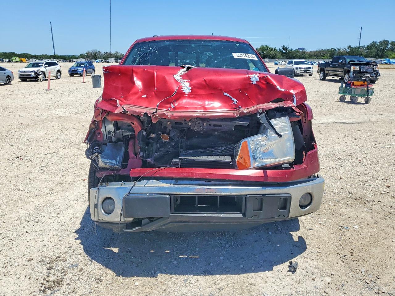 2014 Ford F150 Supercrew Red vin: 1FTFW1CT4EKF91482