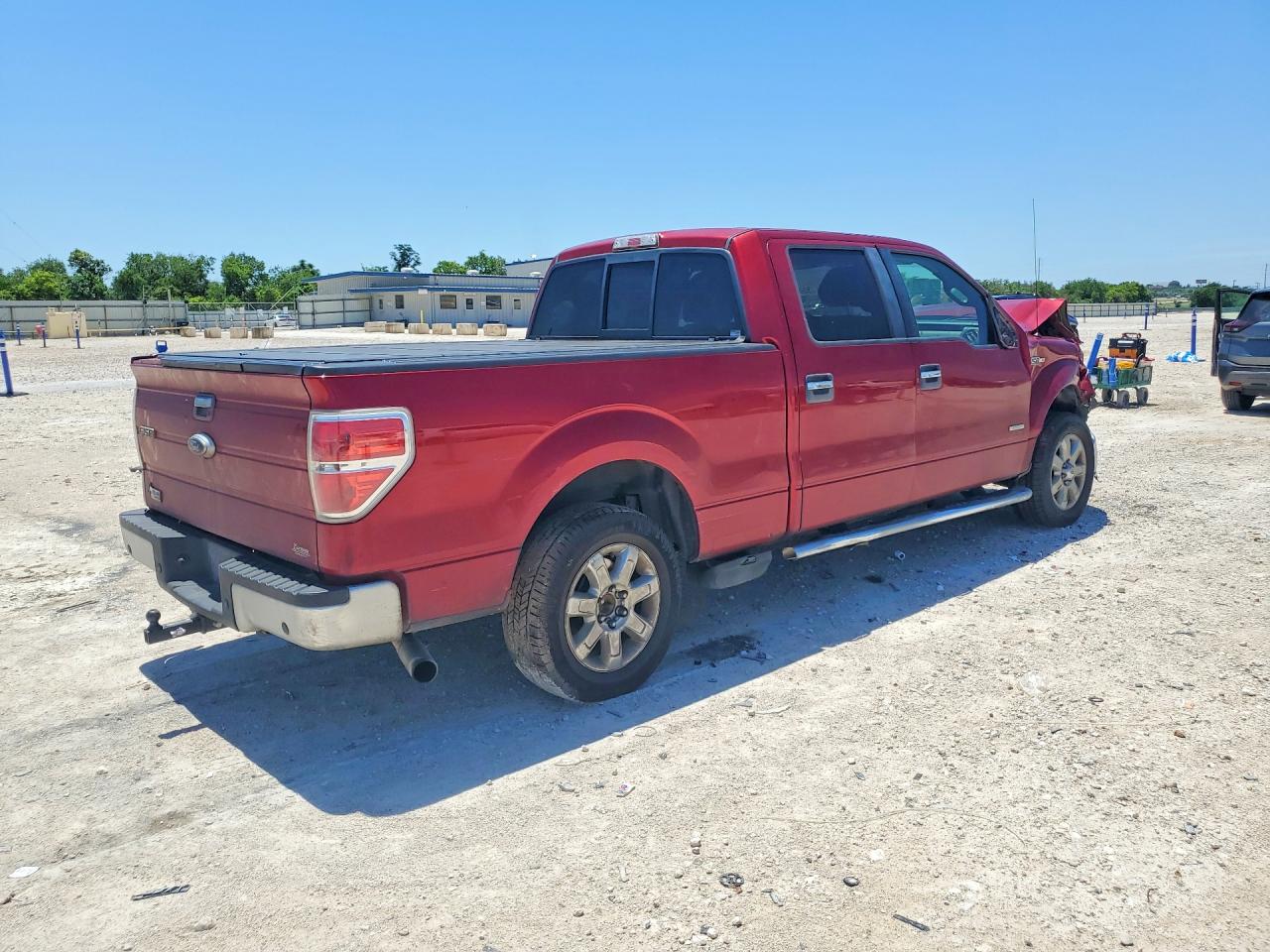 2014 Ford F150 Supercrew Red vin: 1FTFW1CT4EKF91482