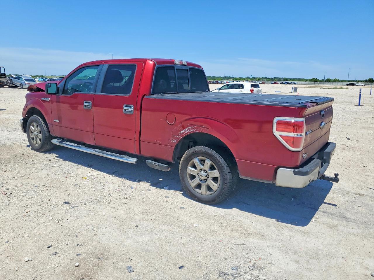 2014 Ford F150 Supercrew Red vin: 1FTFW1CT4EKF91482