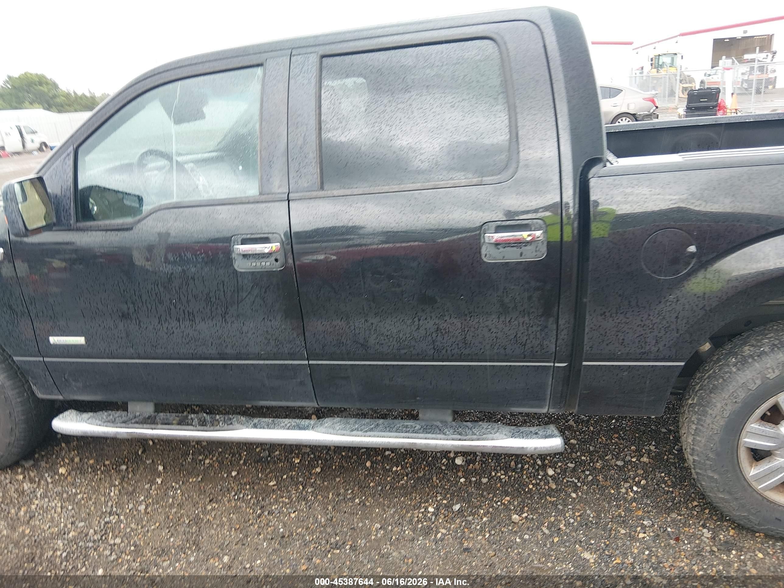 2011 Ford F-150 Xlt Black vin: 1FTFW1CT5BFB22969