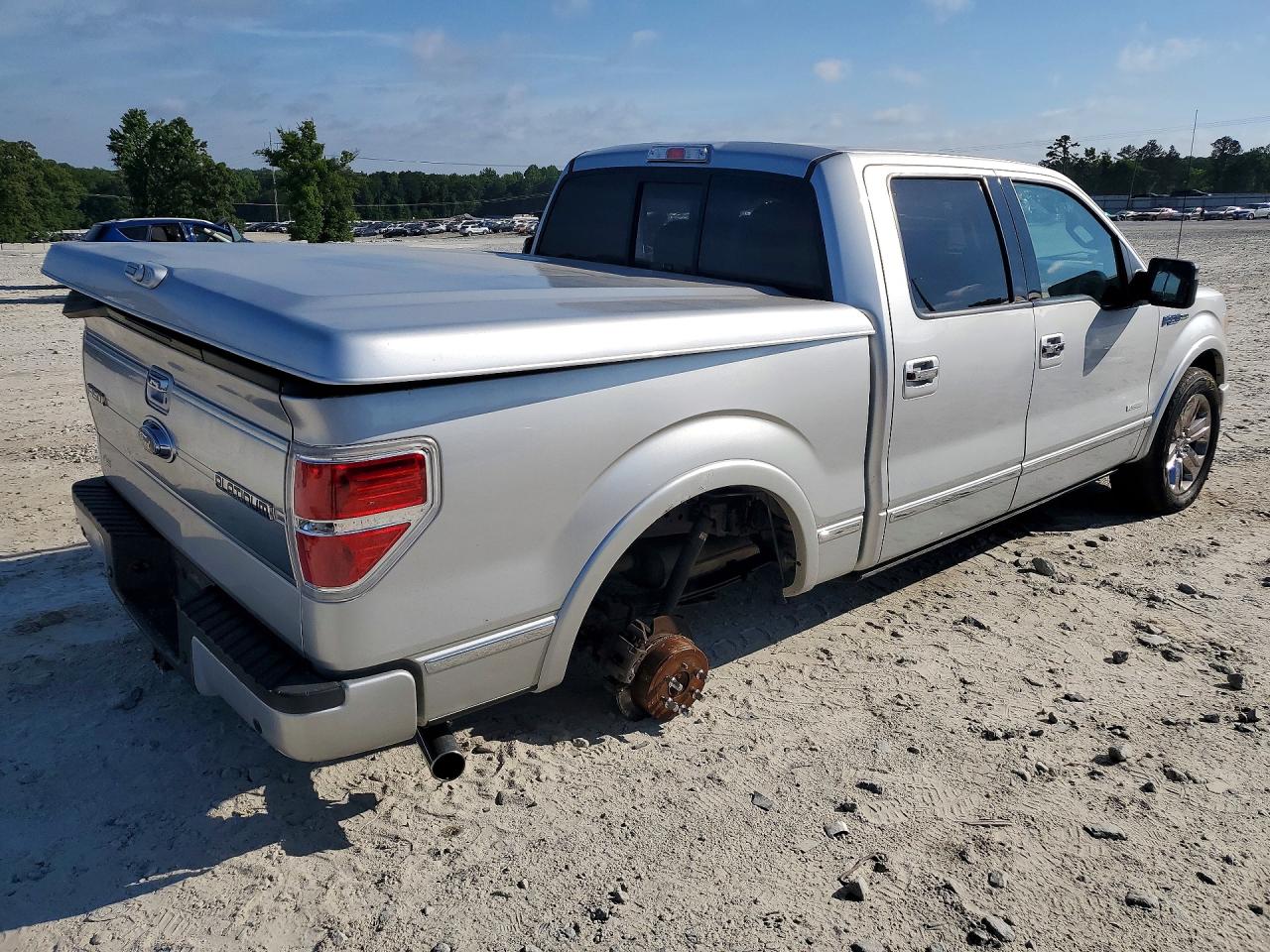 2011 Ford F150 Supercrew Silver vin: 1FTFW1CT5BFB47919