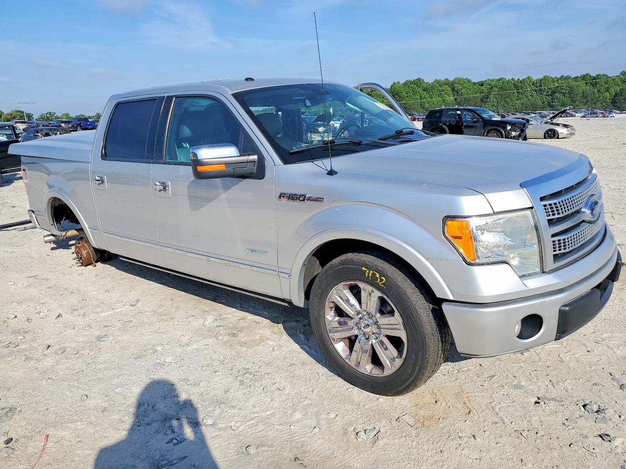 2011 Ford F150 Supercrew Silver vin: 1FTFW1CT5BFB47919