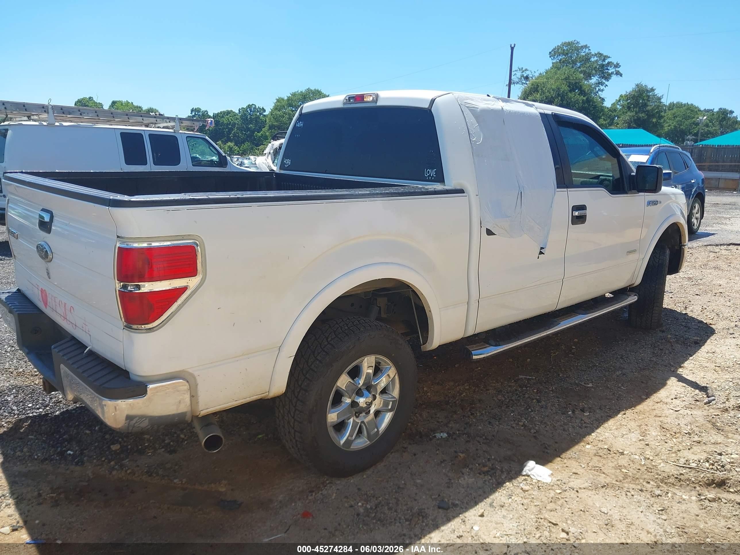 2011 Ford F-150 Xlt White vin: 1FTFW1CT5BFB57432