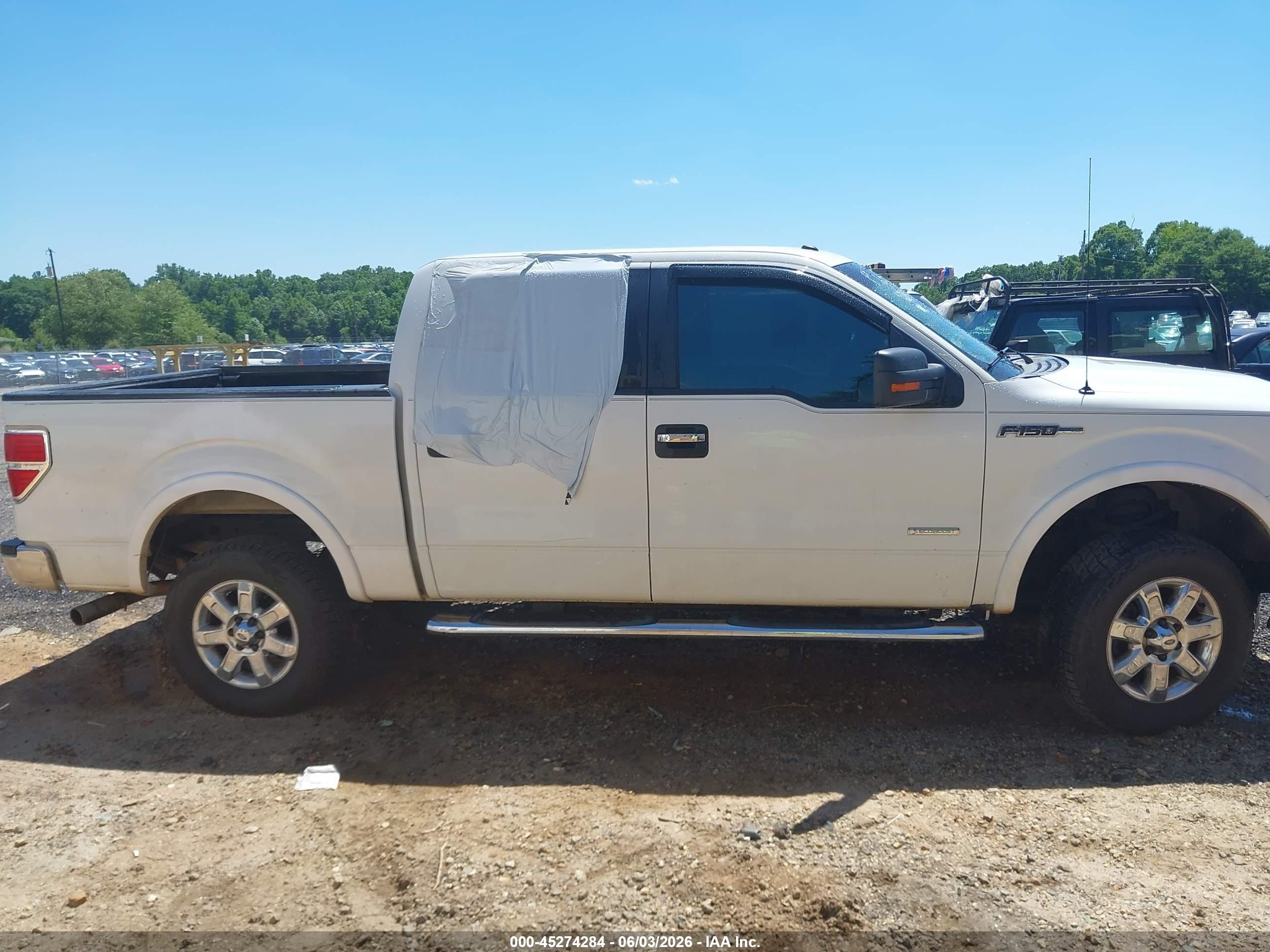 2011 Ford F-150 Xlt White vin: 1FTFW1CT5BFB57432