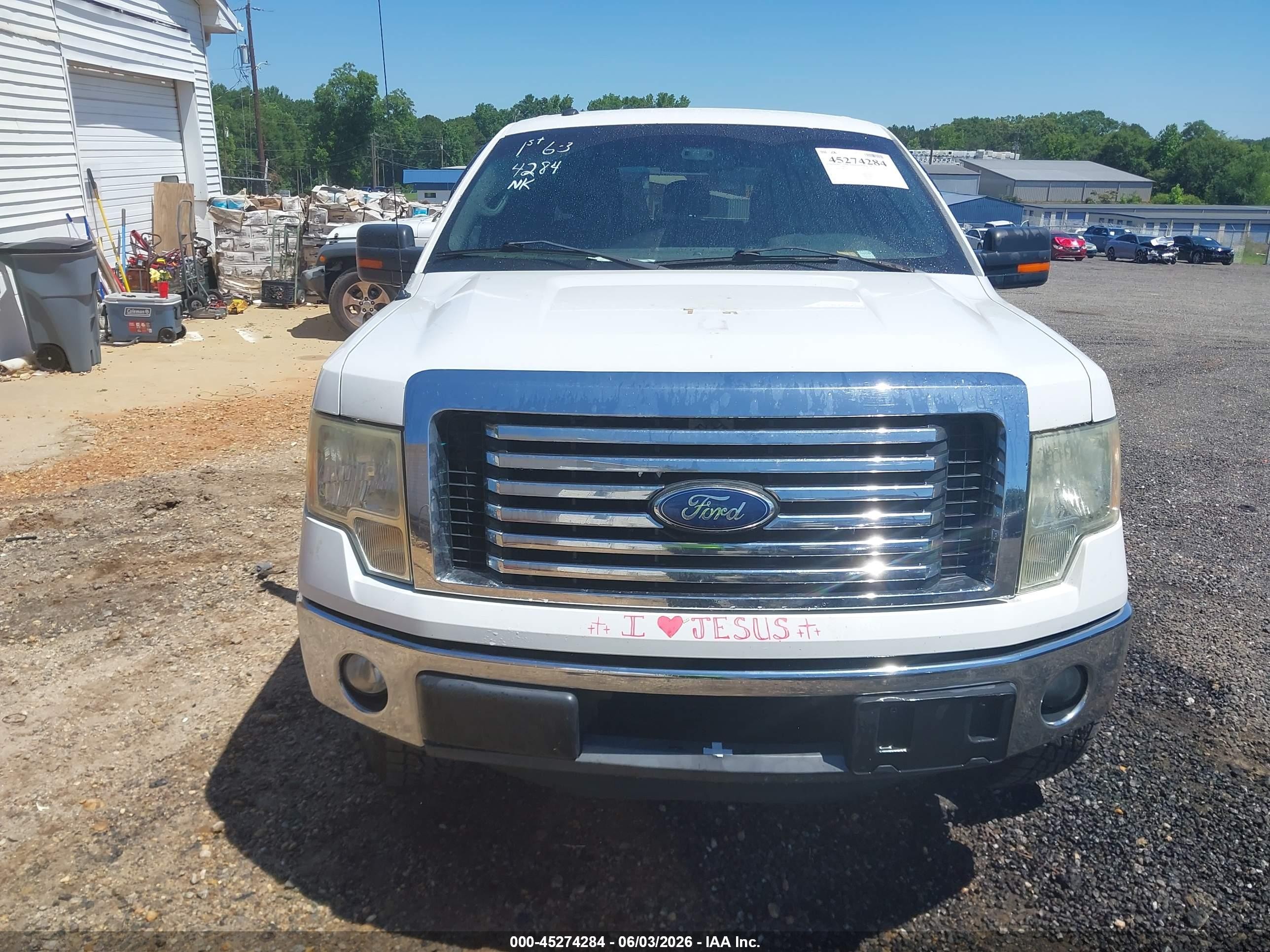 2011 Ford F-150 Xlt White vin: 1FTFW1CT5BFB57432