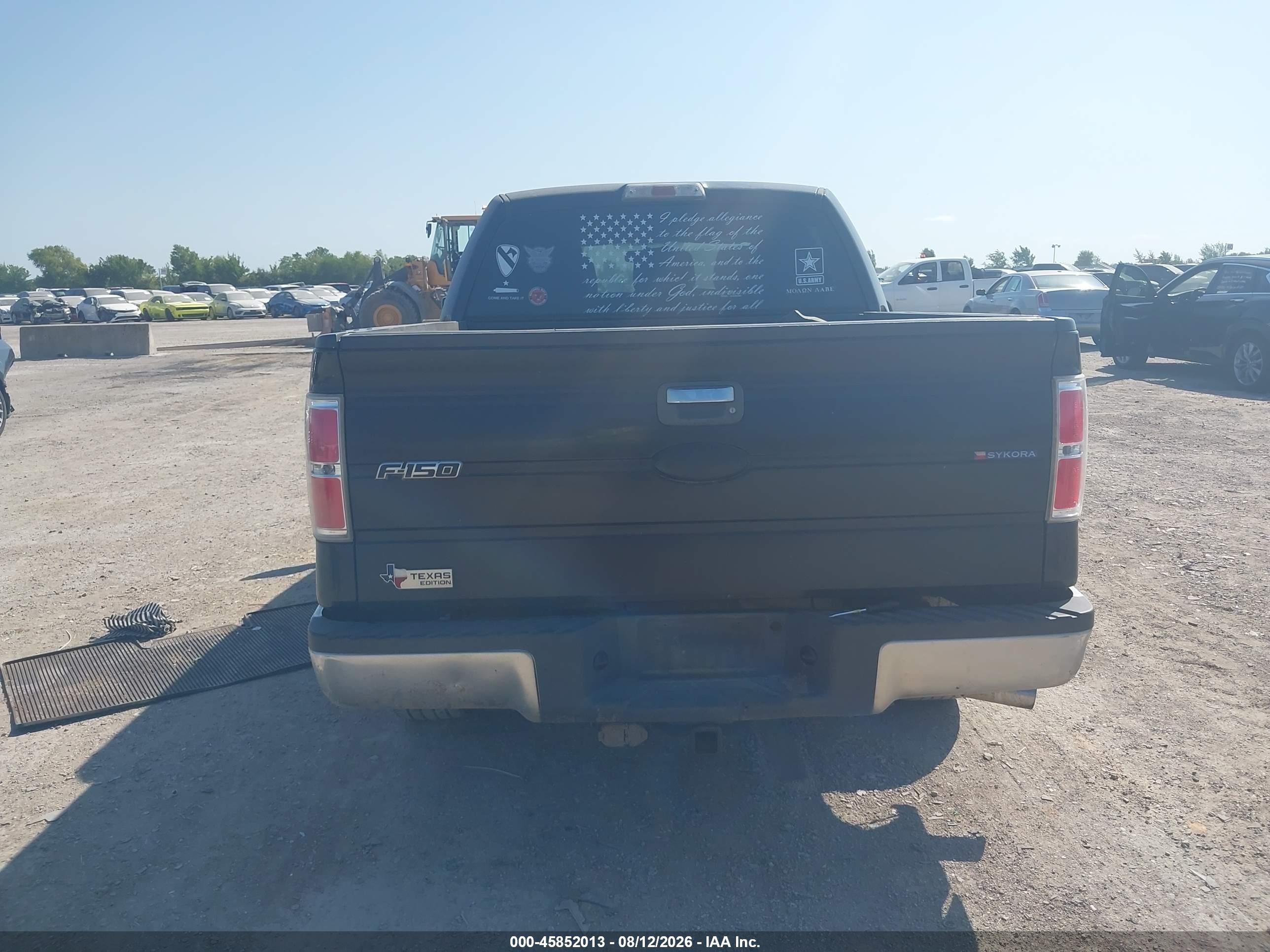 2011 Ford F-150 Xlt Black vin: 1FTFW1CT5BKD40496