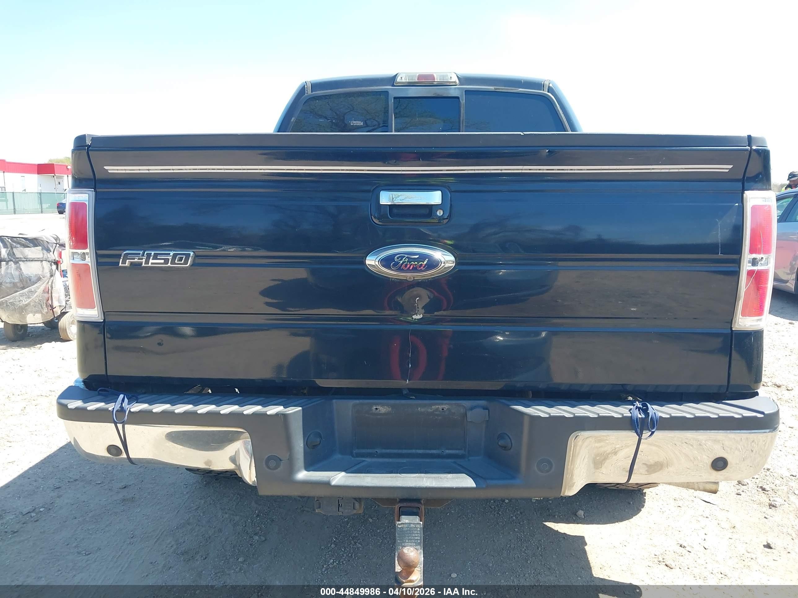 2011 Ford F-150 Lariat Black vin: 1FTFW1CT5BKD88743