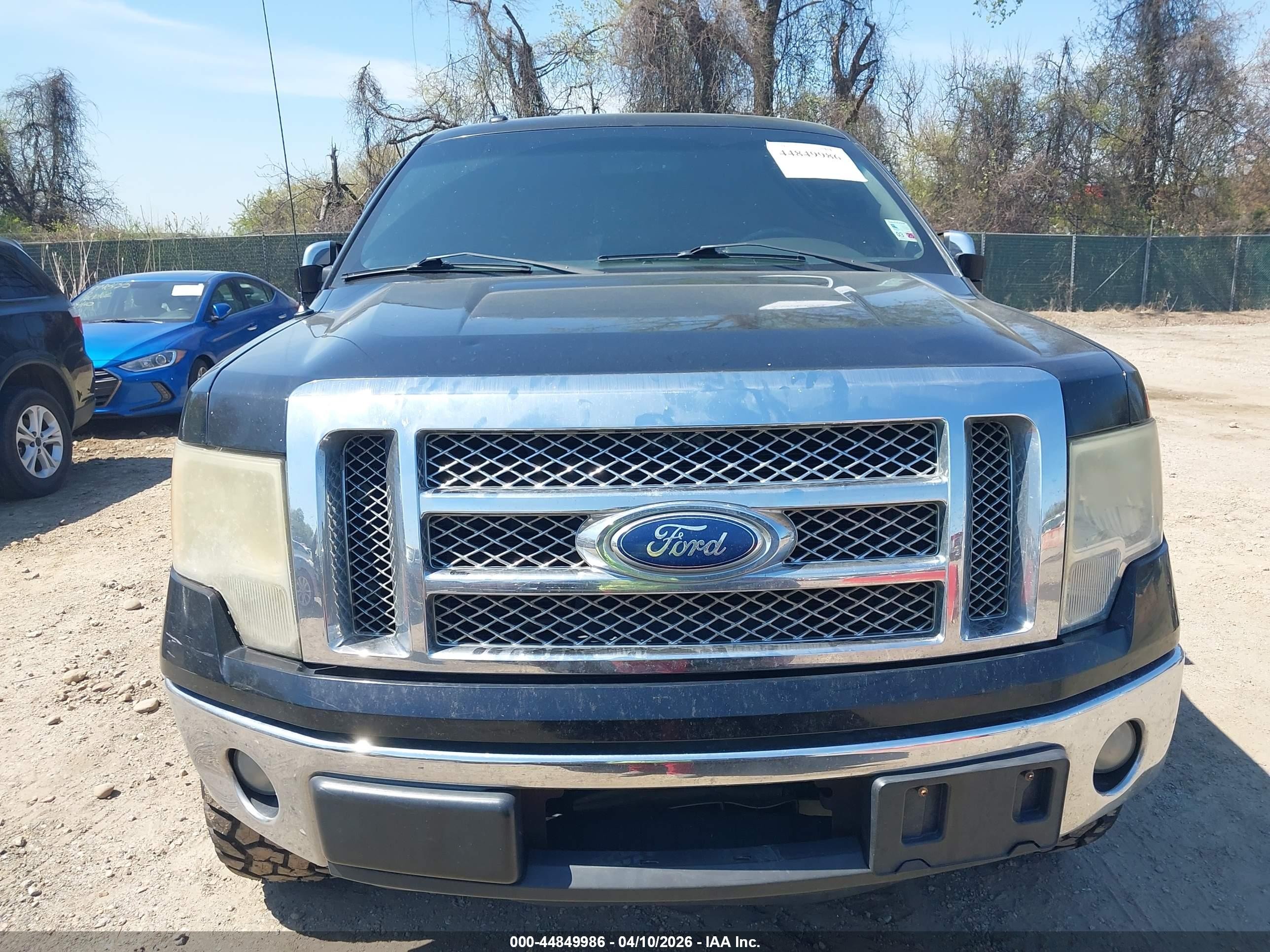 2011 Ford F-150 Lariat Black vin: 1FTFW1CT5BKD88743