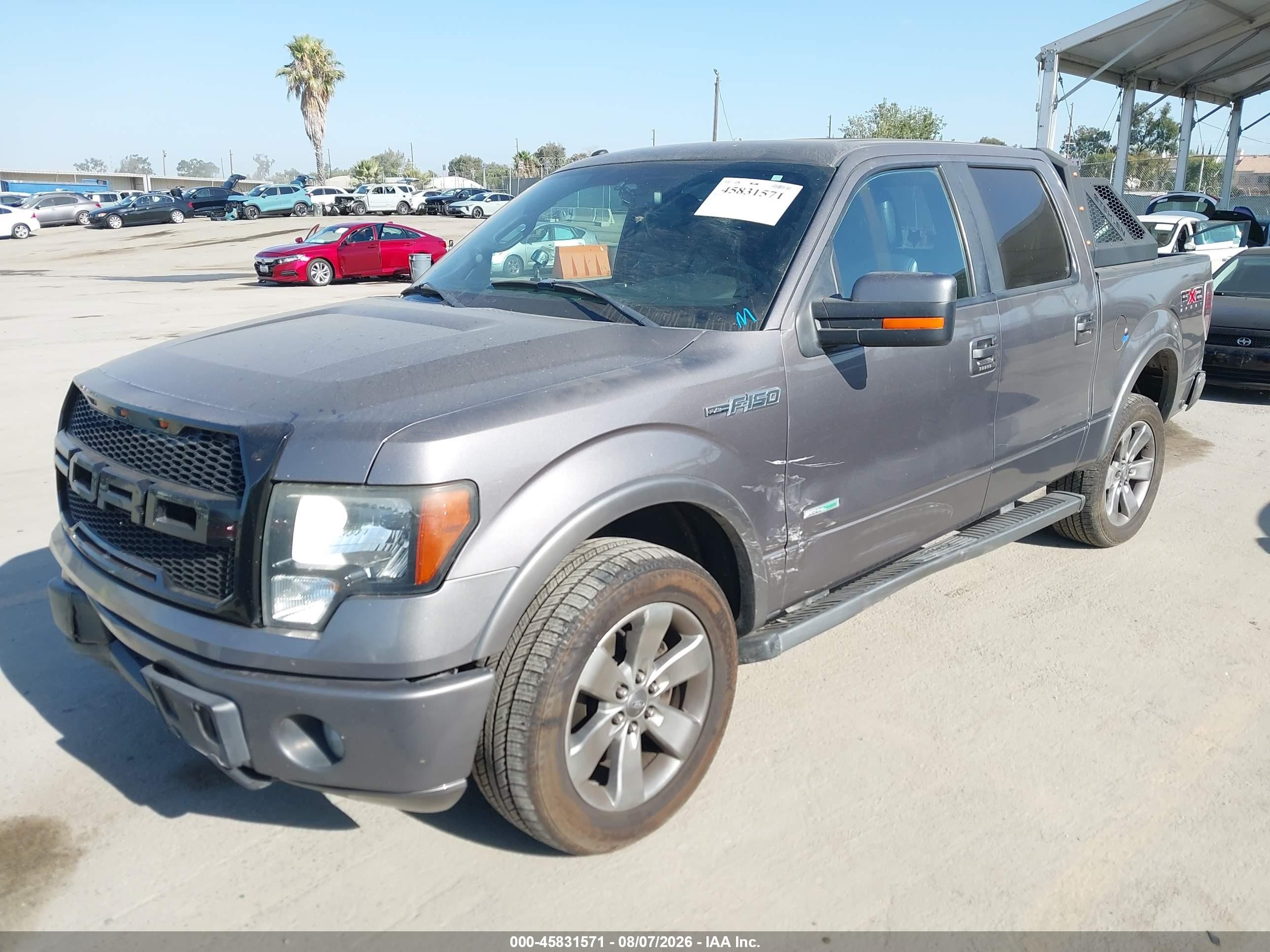 2011 Ford F-150 Fx2 Серый vin: 1FTFW1CT5BKE18081