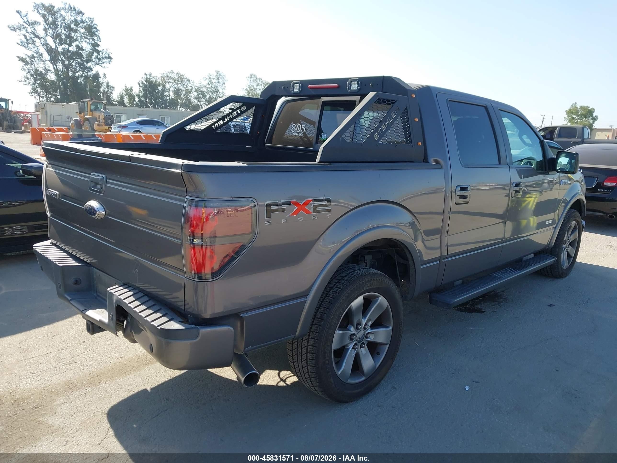 2011 Ford F-150 Fx2 Серый vin: 1FTFW1CT5BKE18081